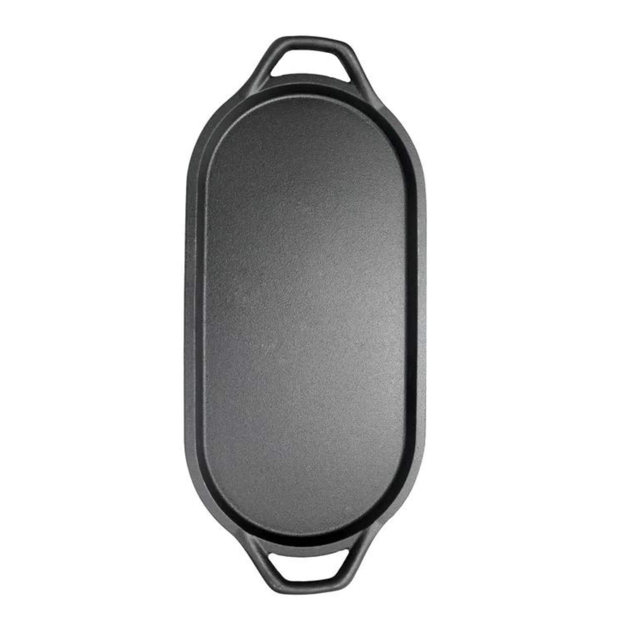 Chapa de Ferro Fundido Oval Aquece Uniforme 45x22cm Capacidade 0,9 Litros MTA - 8331