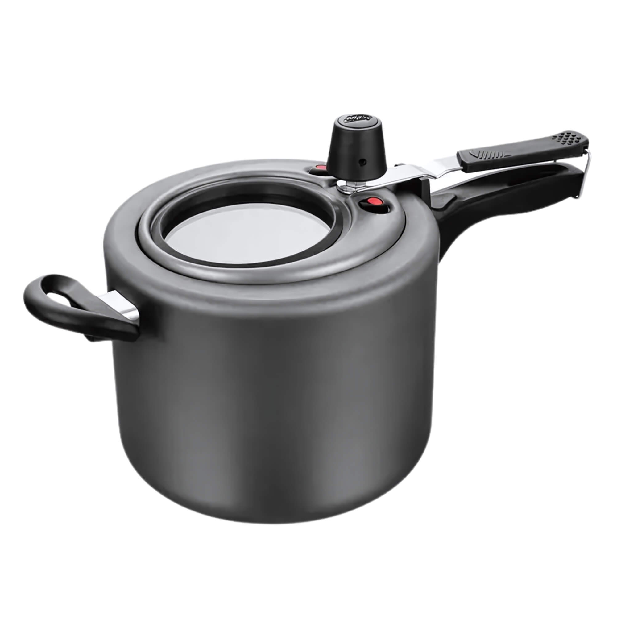 Panela de Pressão Antiaderente 4,5L com Visor de Vidro Cor Grafite MTA - 6030