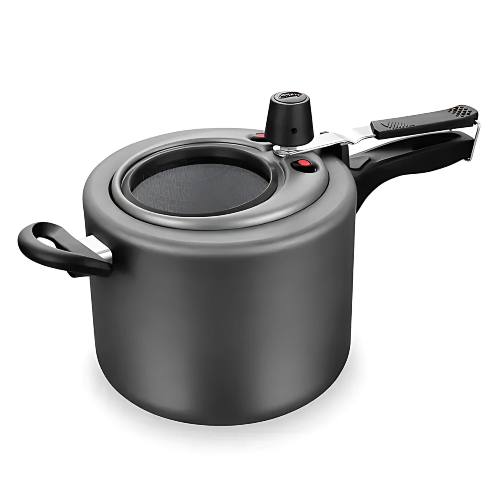 Panela de Pressão Antiaderente 4,5L com Visor de Vidro Cor Grafite MTA - 6030