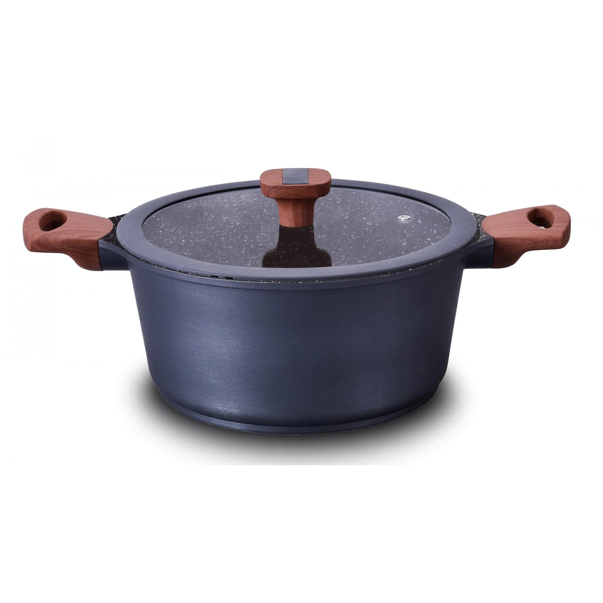Jogo de Panelas 3 Peças Frigideira Caçarola em Alumínio Cerâmic-Flon Titanium MTA - 8450