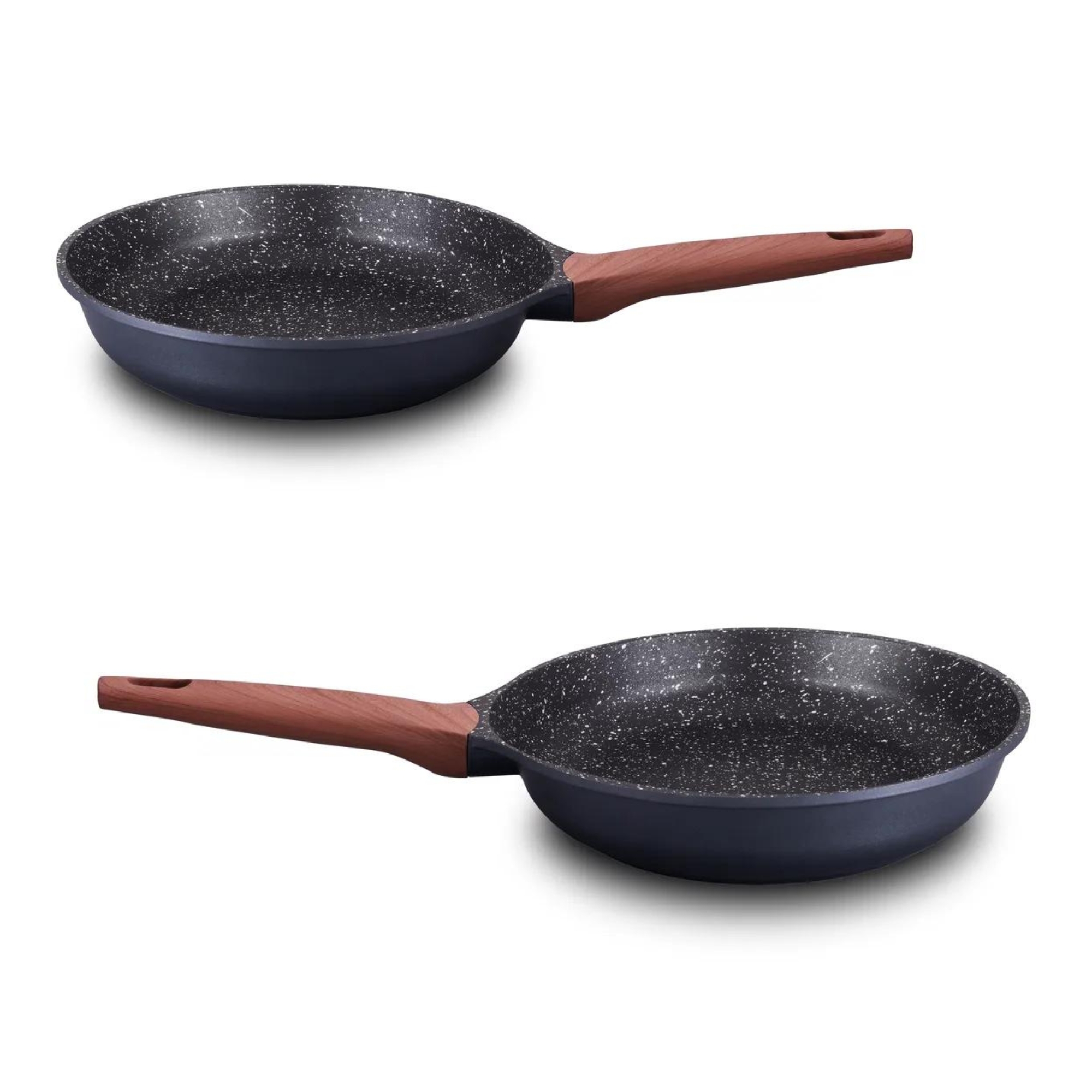 Jogo de Panelas 5 Peças Frigideira Caçarola em Alumínio Cerâmic-Flon Titanium MTA - 8460