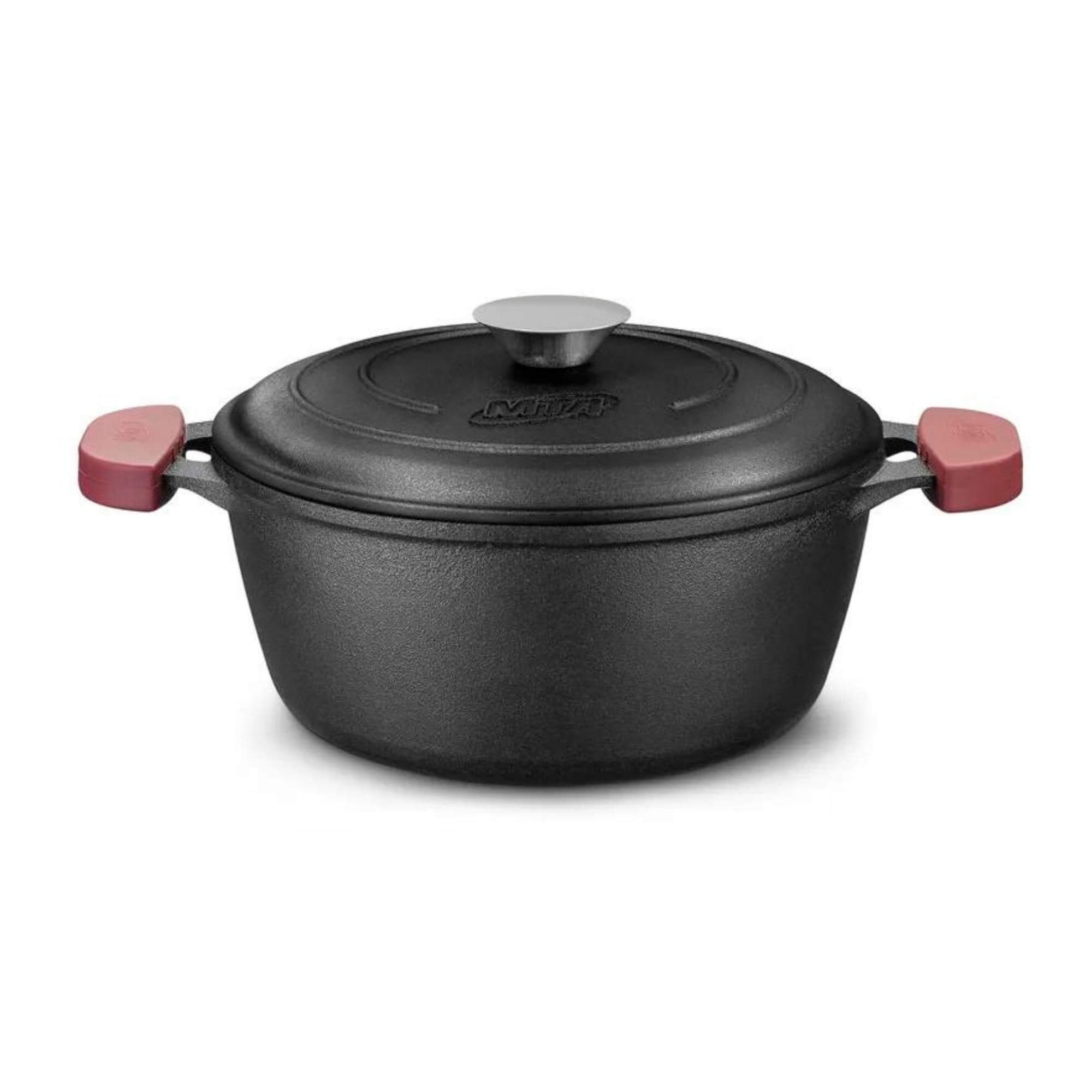 Panela Caçarola de Ferro Fundido N22 3L Com Tampa de Ferro MTA - 8410