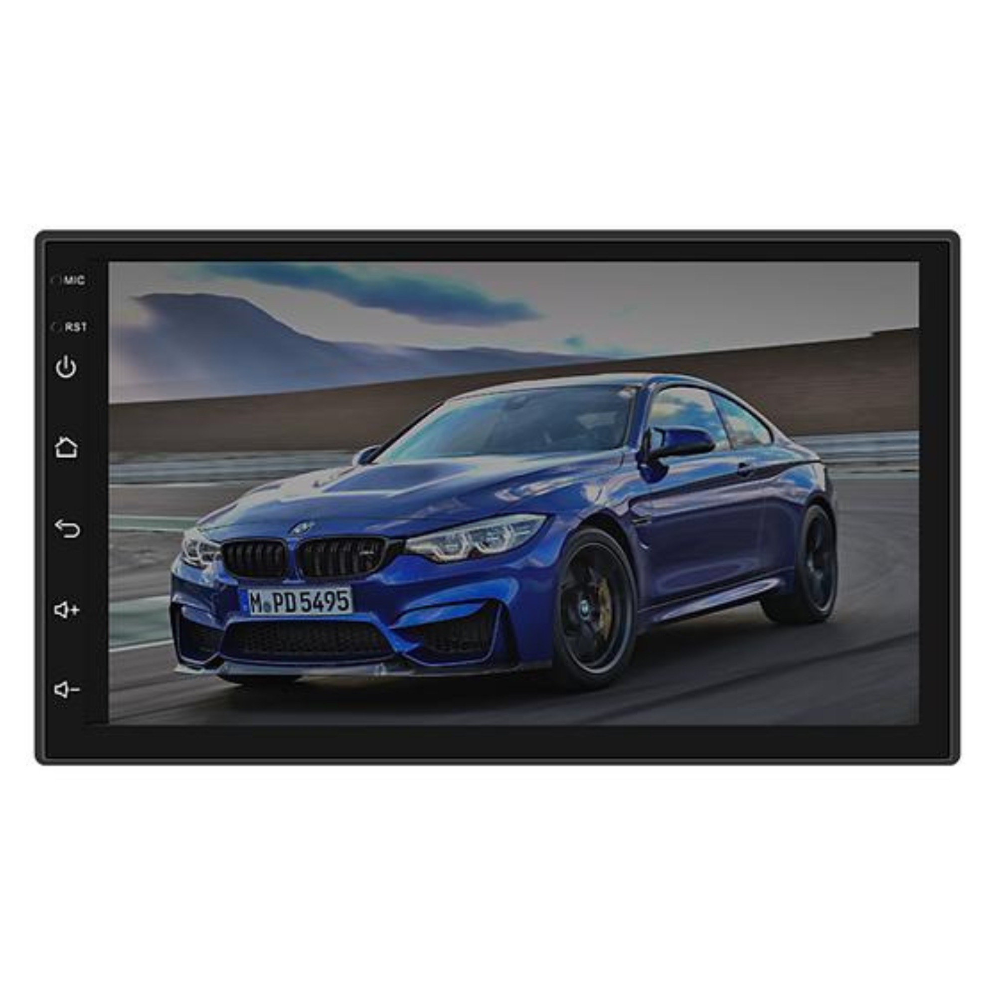 Central Multimídia Bluetooth 2 DIN Tela Touch de 7 Polegadas, CarPlay Android H-TECH - CA003
