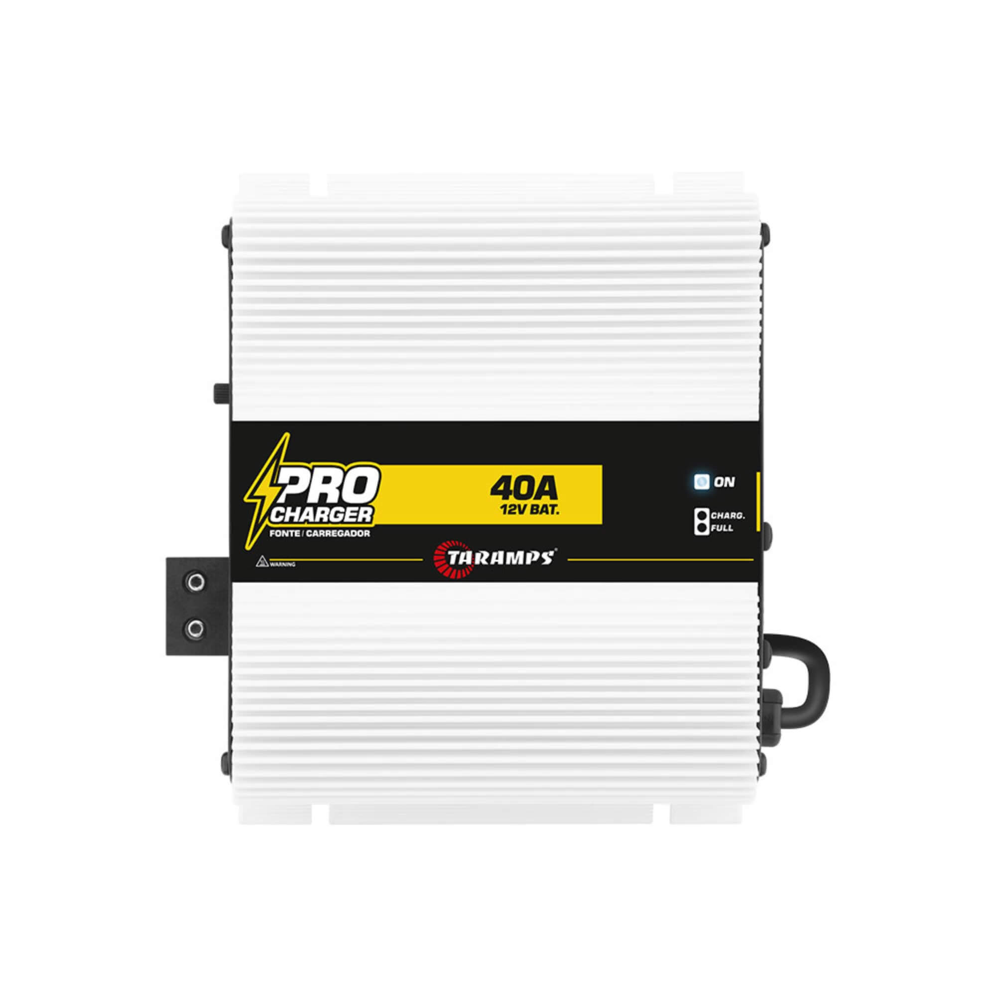 Fonte Automotiva Carregador de Bateria Pro Charger 40A 560W Som Automotivo Taramps - 900833