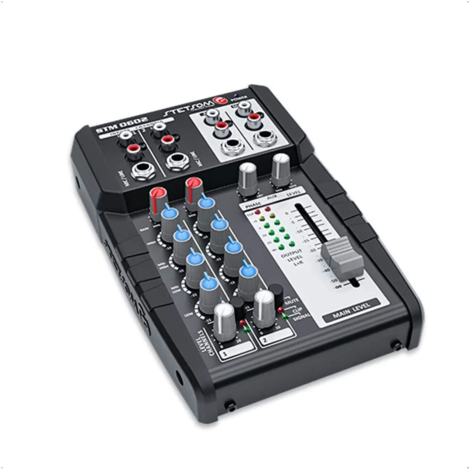 Mesa de Som 12V STM0602 2 Canais 4 Bandas De Equalização Stetsom 20541-0