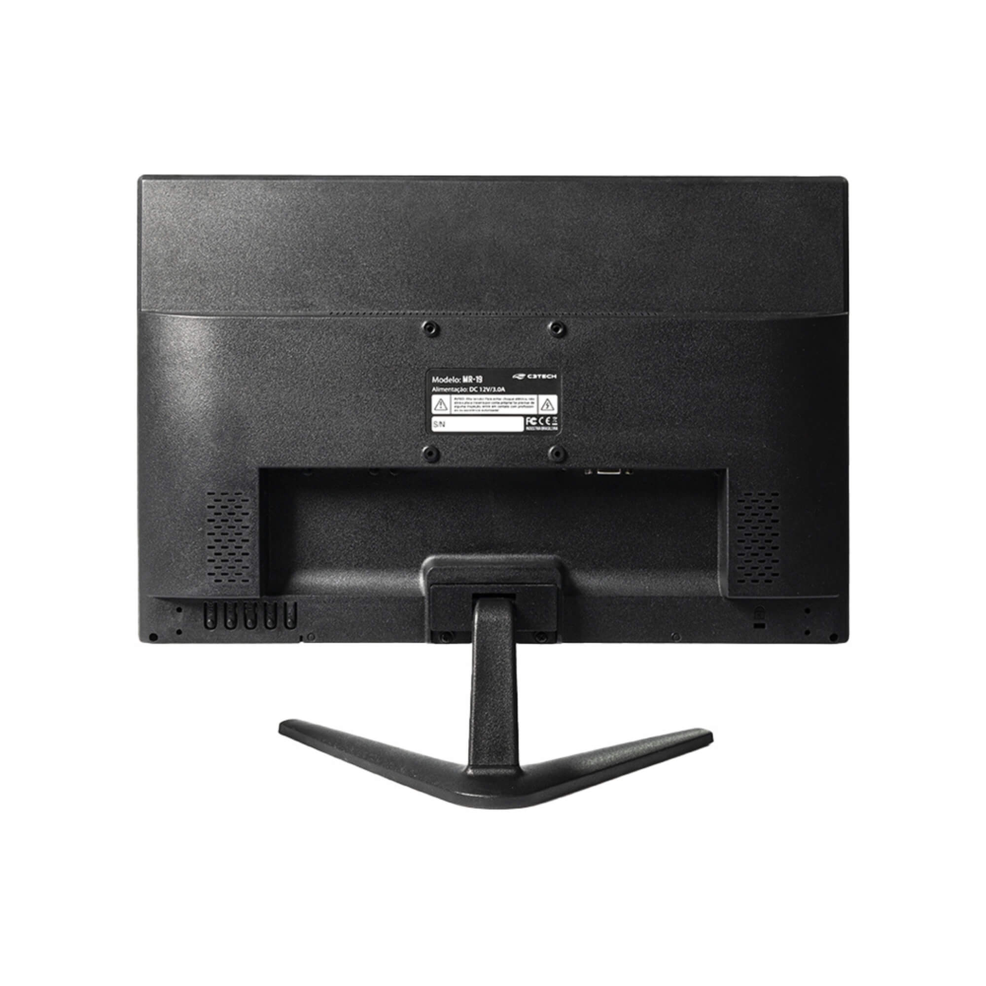 Monitor Led IPS LED 19 Polegadas HD 1440x900, HDMI, VGA, 5ms, Anti-Reflexo, C3 TECH - MR-19