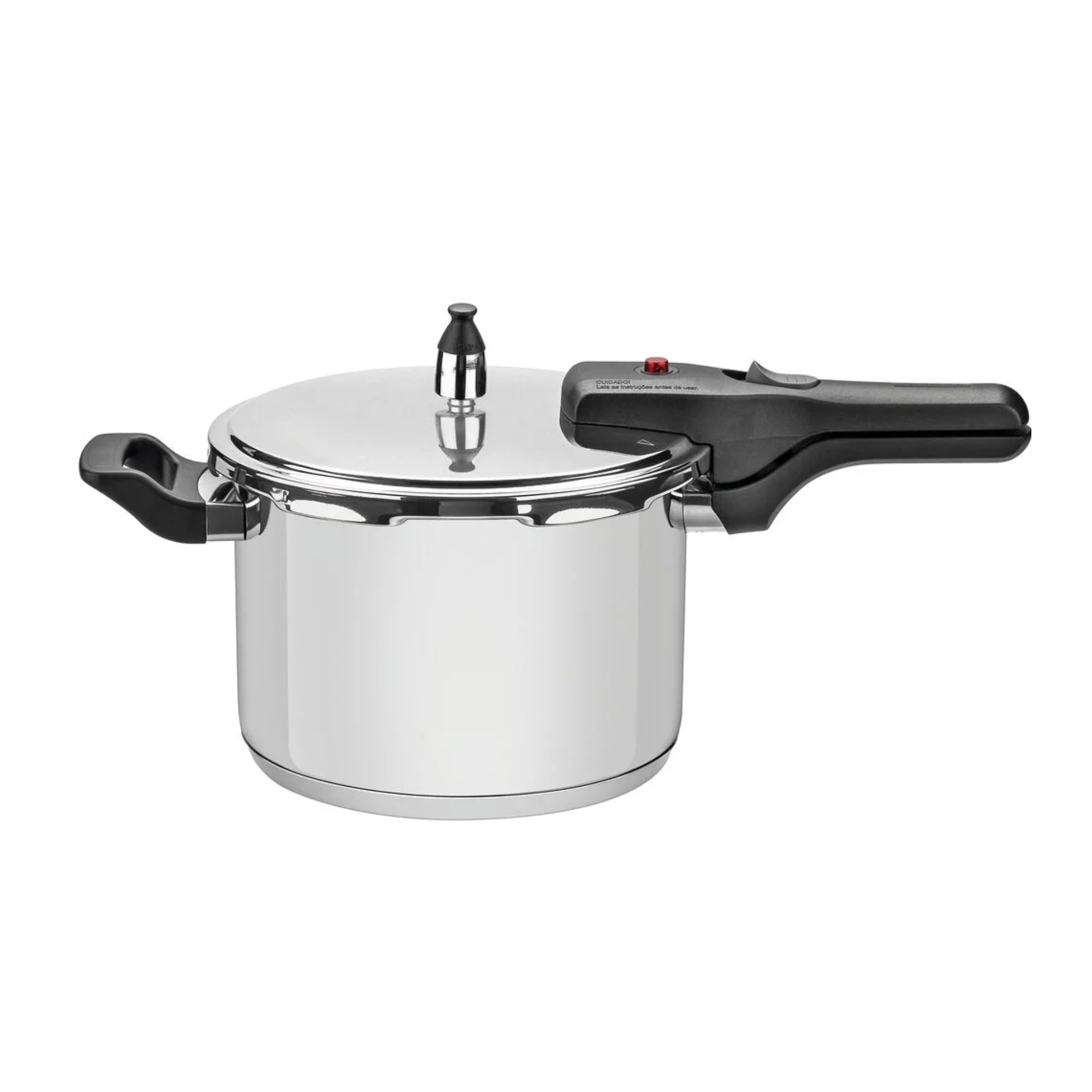 Panela de Pressão Brava em Aço Inox com Fundo Triplo 22cm 6L Tramontina - 62416220