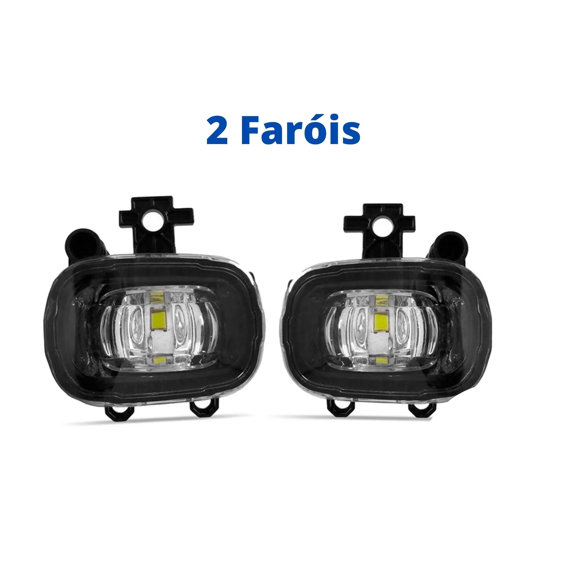 Kit Farol de Milha Kicks 2021 a 2024 Moldura Preta Botão Modelo Original Suits - STS321NS