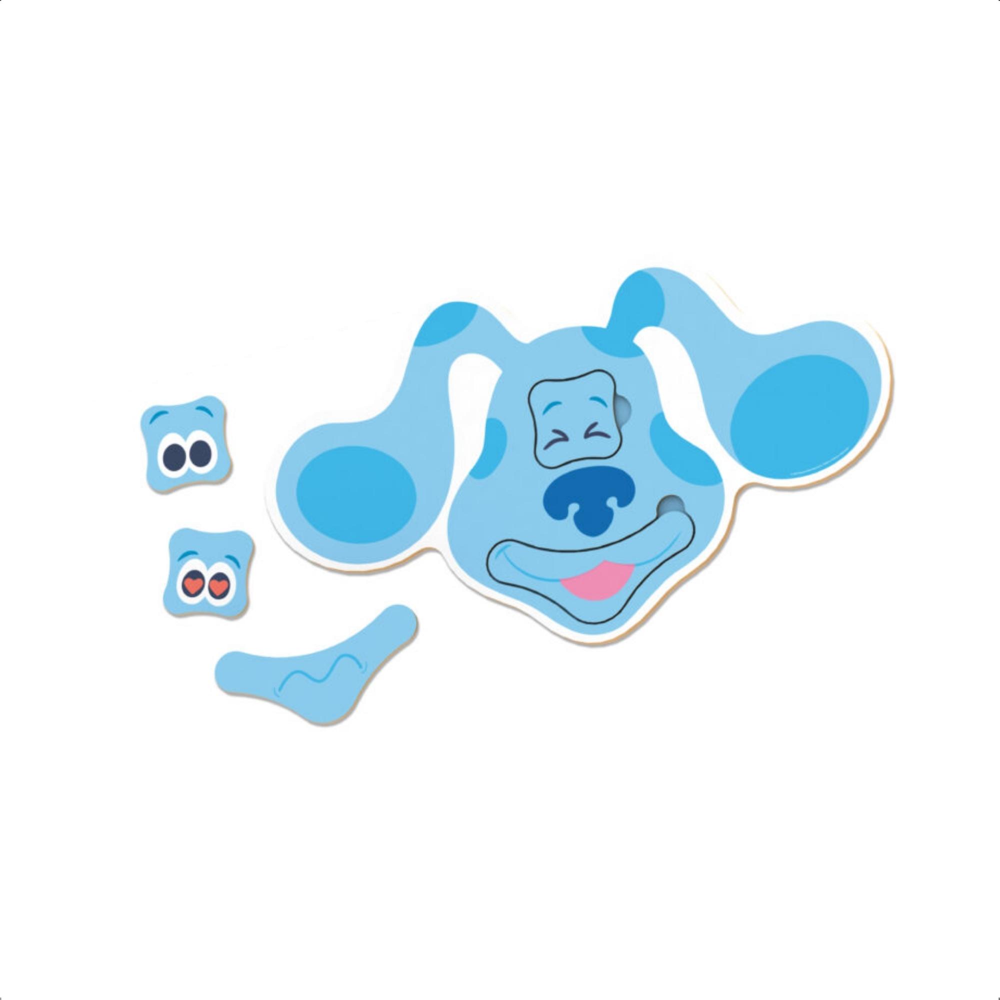 Quebra-Cabeça de Expressões Blue's Clues Desenv. Crianças c/ TEA, TDA e TDAH 20 Pç-Xalingo 55343