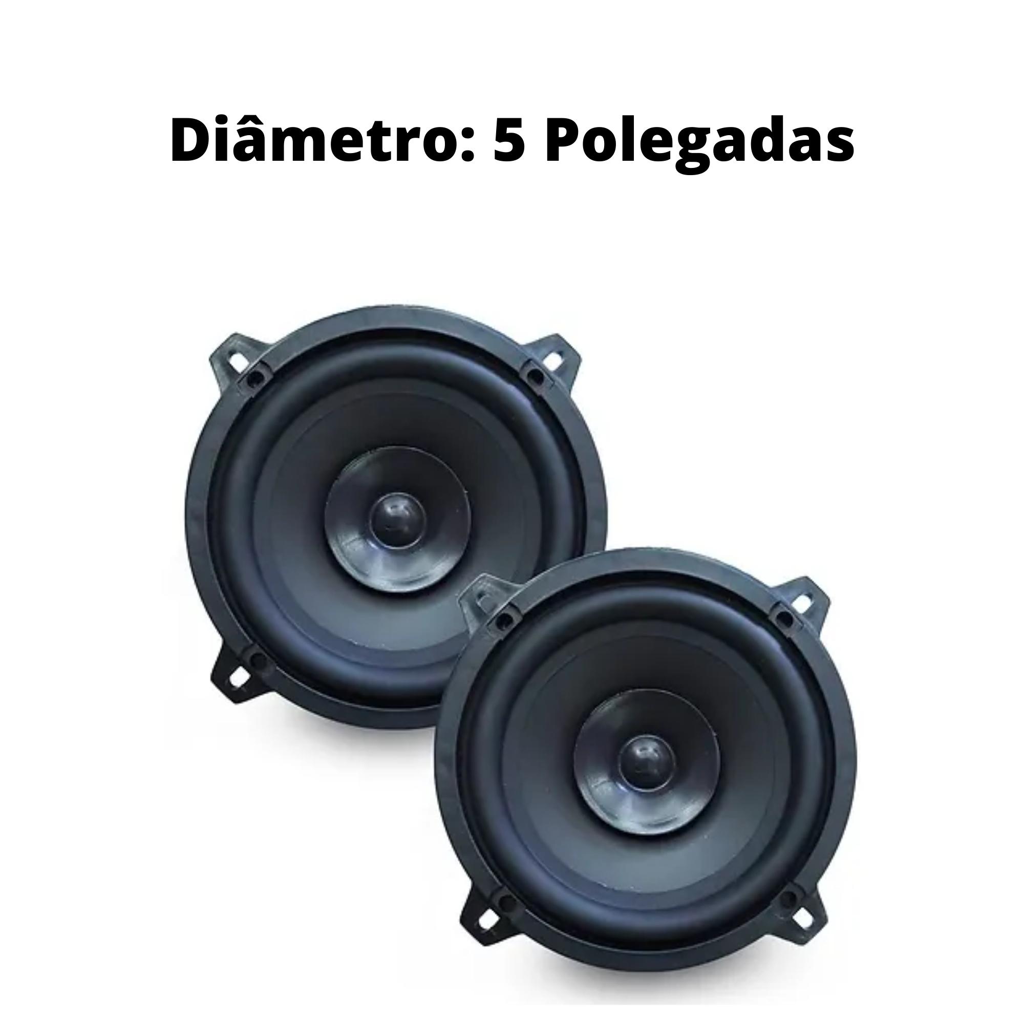 Kit Falante Orion 5 Polegadas Full Range 140w Preto Plástico Resistente -  2FF070054