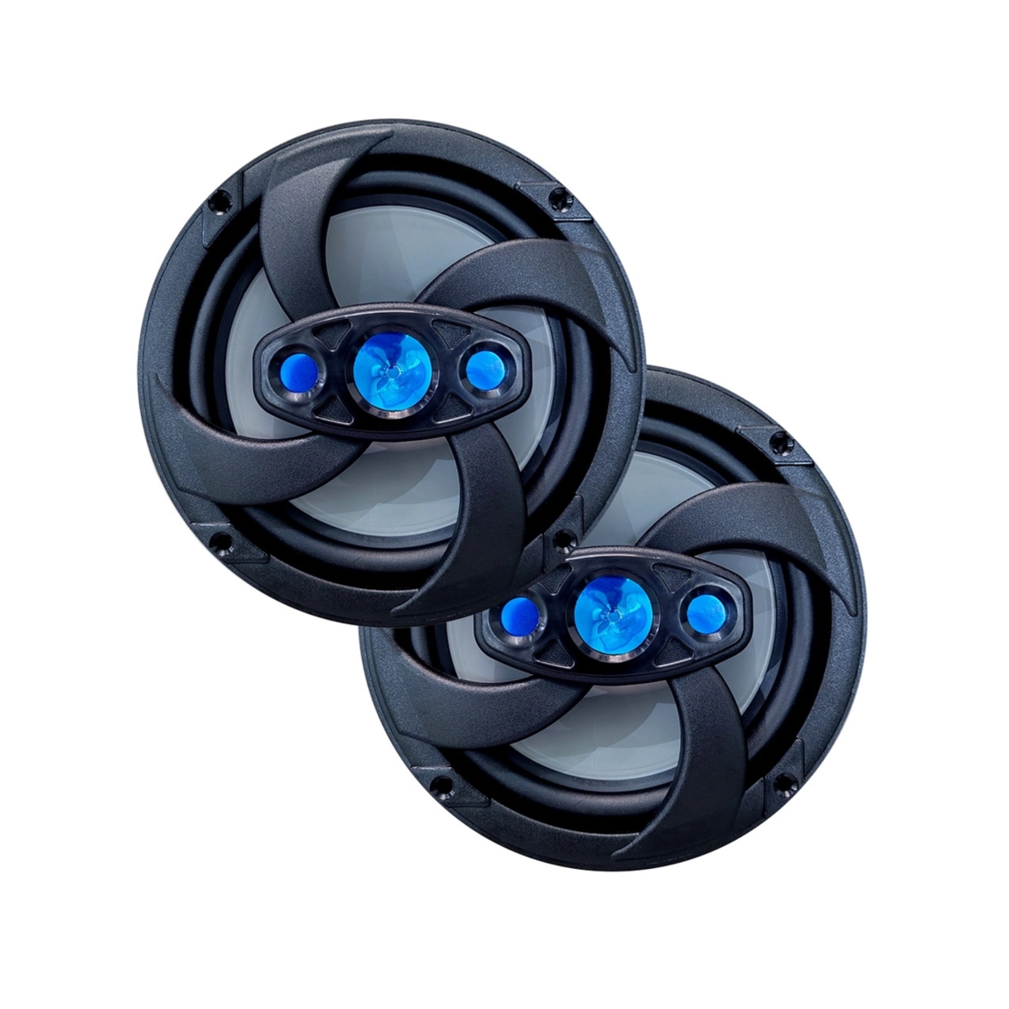 Par de Alto Falantes Marínizado Quadriaxial 200WRMS 4Ohms 6 Pol Preto e Azul TSR Orion - 2FM102064