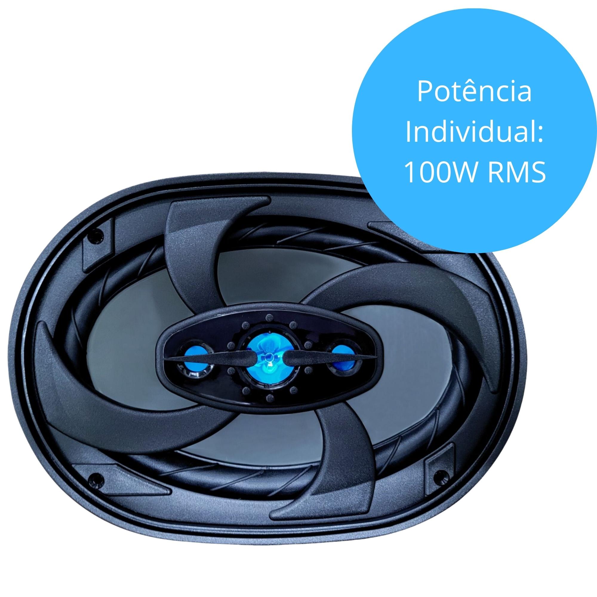 Par de Alto Falantes 200w 6x9 Polegadas Marinizado Quadriaxial Celestial TSR Orion - 2FM102694