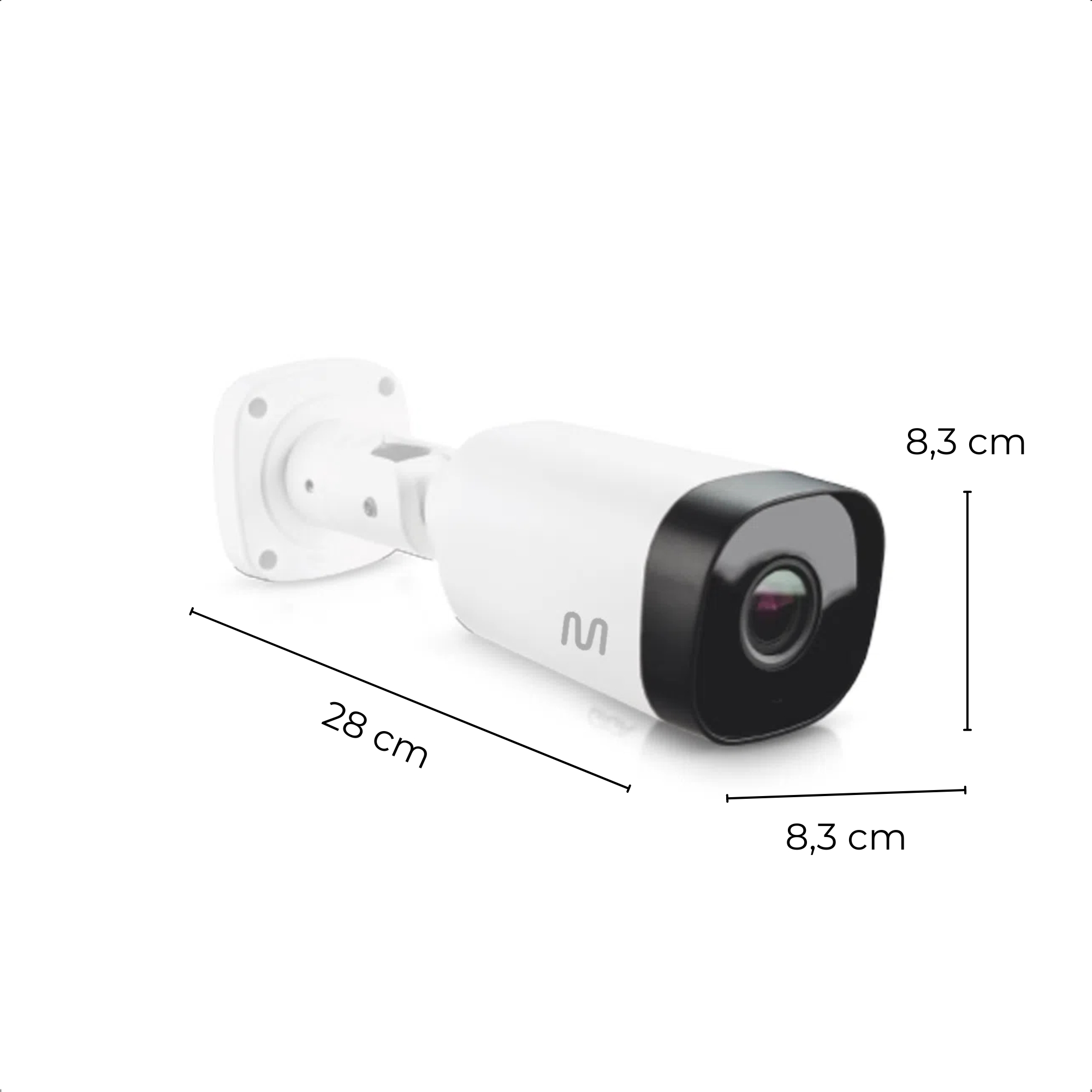 Câmera de Segurança Giga IP Bullet Metal 5MP Varifocal 50M DWDR Sony CFTV - Giga GS0375