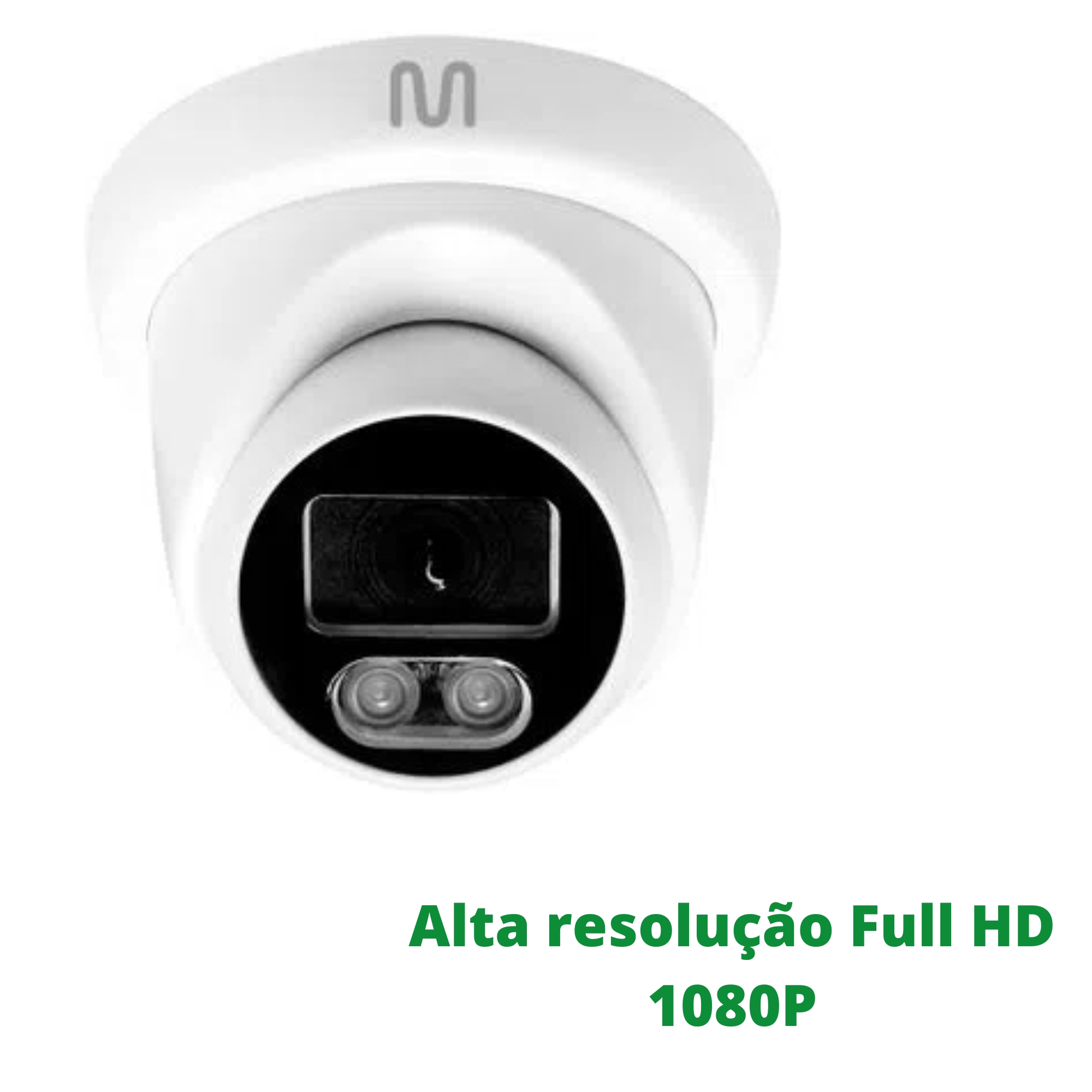 Câmera Dome Plástica 1080P Full Color Giga Smart LED Alta resolução Lente 3.6mm Giga-GS0560