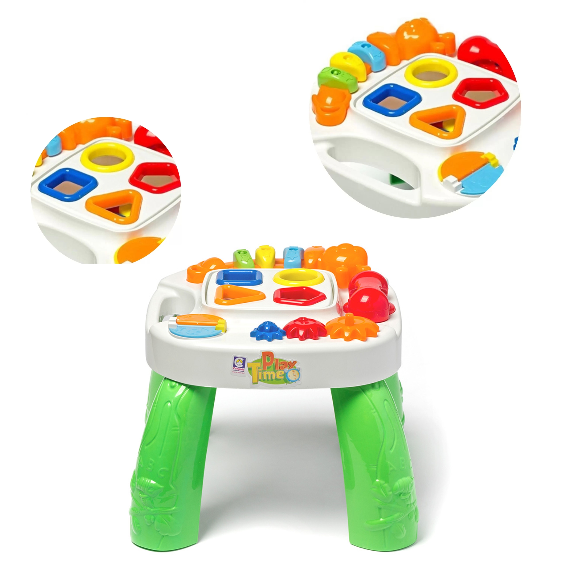 Brinquedo Mesinha Divertida Play Time 20,5cm de Altura c/ Blocos Didáticos Cotiplas - 1996