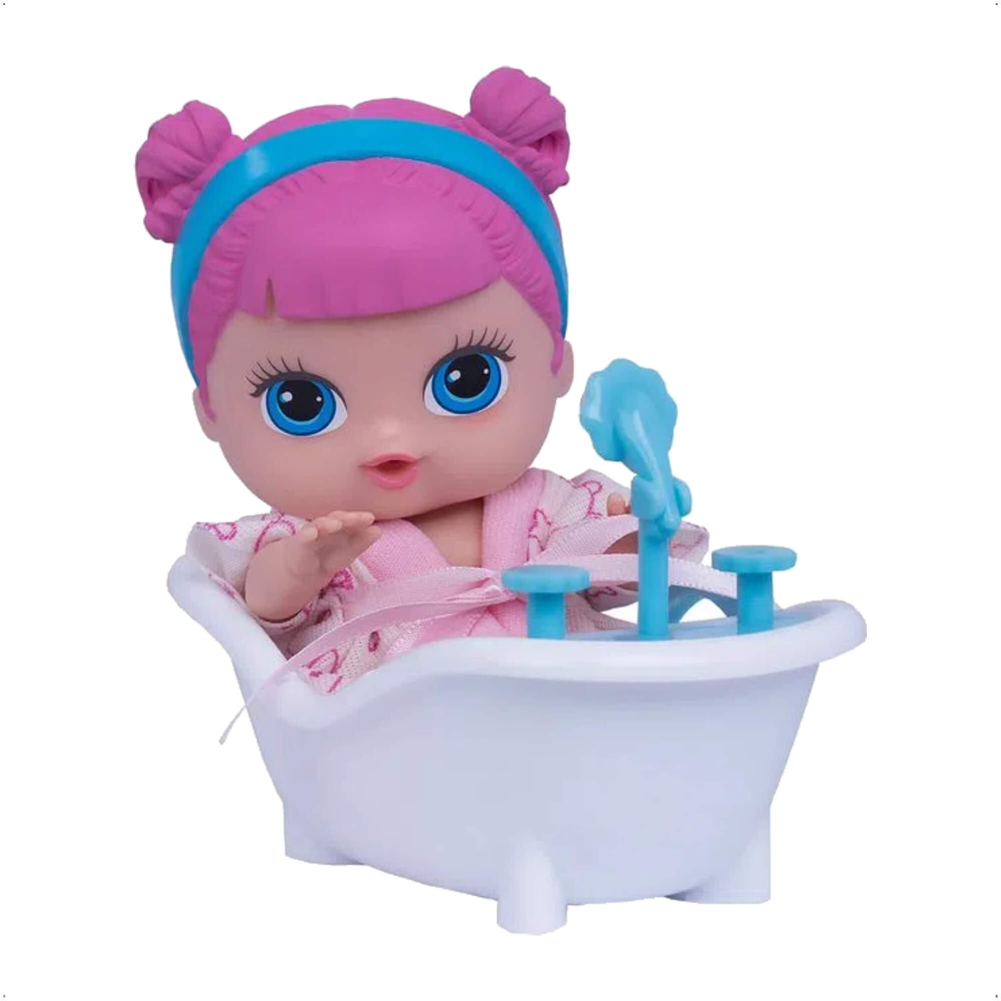 Brinquedo Boneca Lil Cutesies Sortido em Vinil 19cm com Chupetinha Cotiplas - 2313