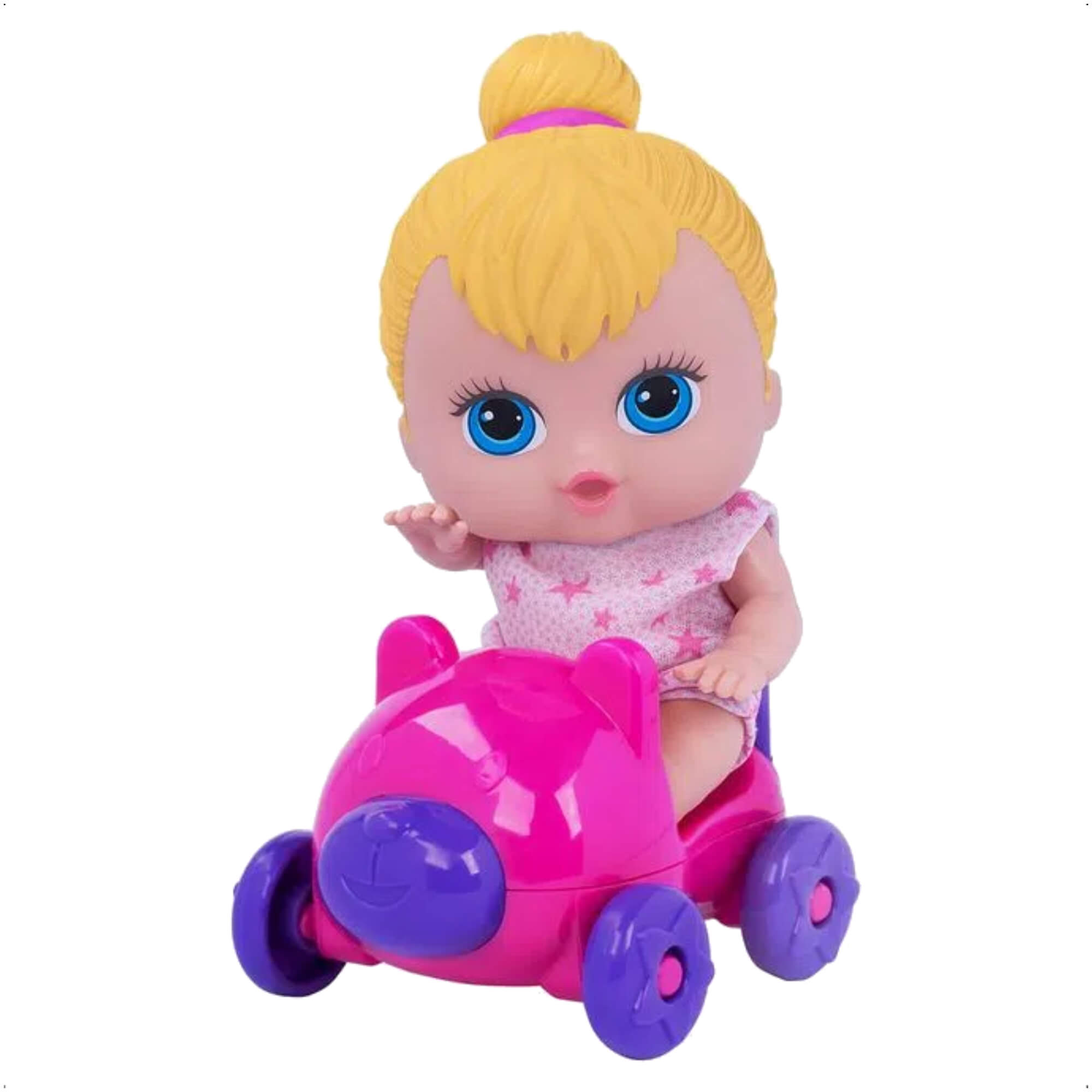 Brinquedo Boneca Lil Cutesies Sortido em Vinil 19cm com Chupetinha Cotiplas - 2313