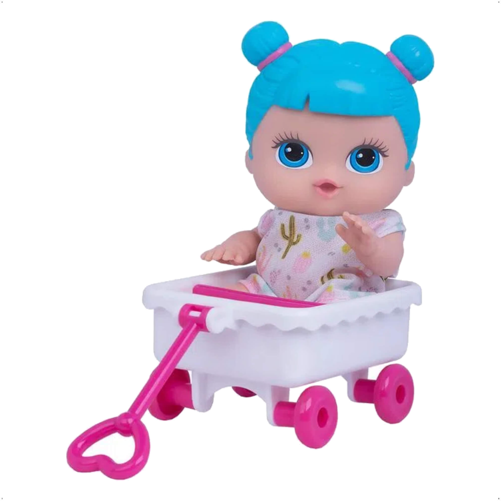 Brinquedo Boneca Lil Cutesies Sortido em Vinil 19cm com Chupetinha Cotiplas - 2313