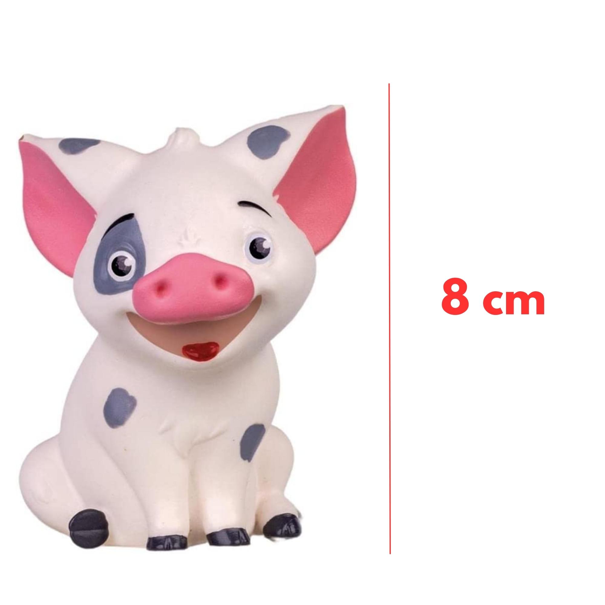 Brinquedo Boneca Princesa Moana 36cm Porquinho Pua 8cm Disney Plástico Vinil +3 Anos Cotiplas-2600