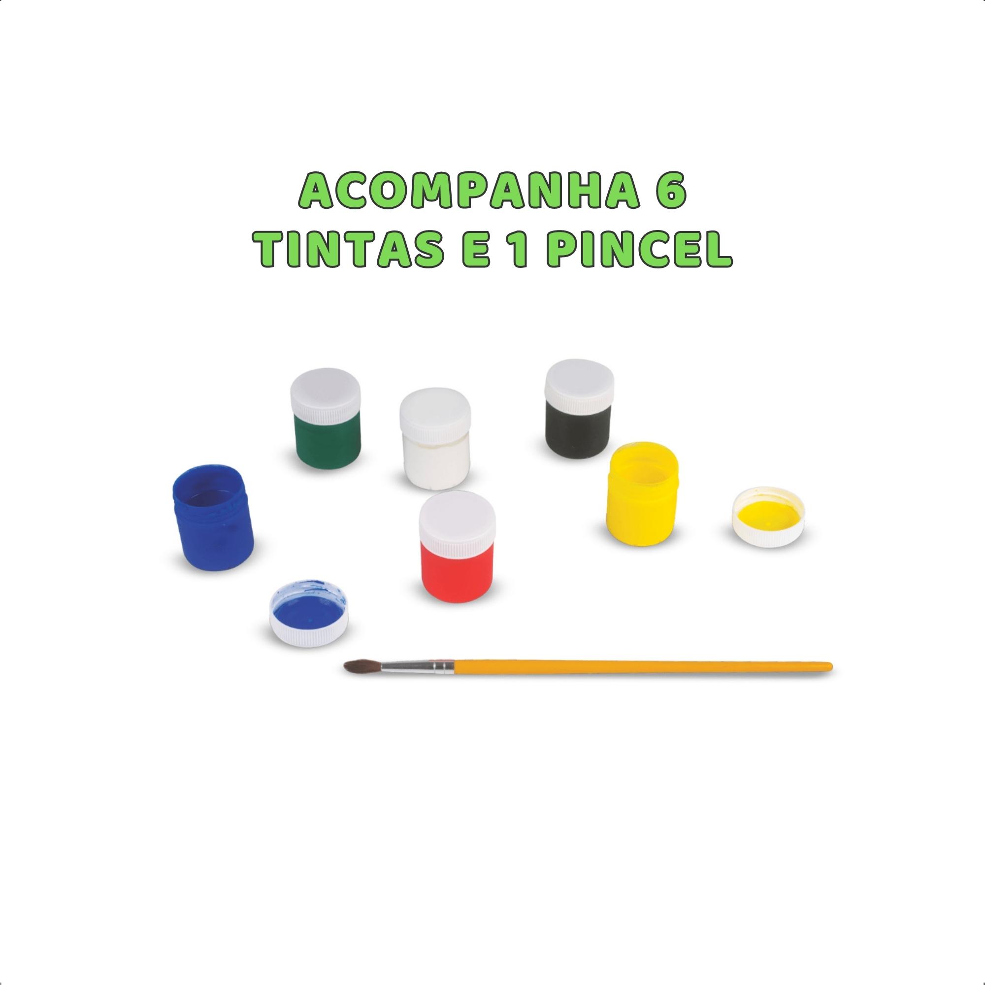 Brinquedo Educativo Pintura Pets Cavalete Tintas Telas Jogo Infantil Nig - 0441