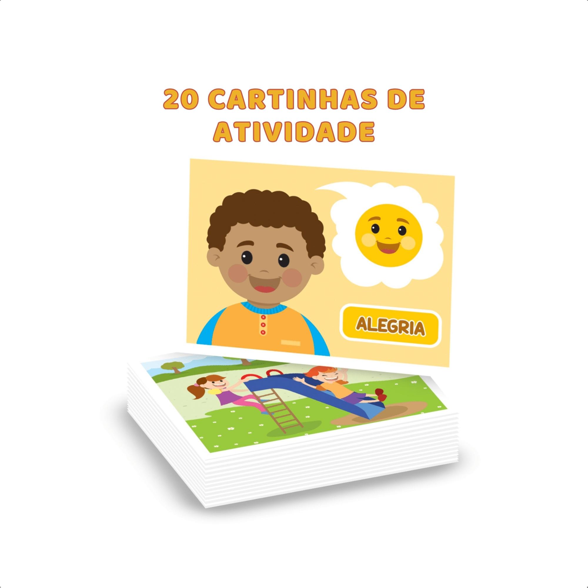 Jogo Infantil Quadro Emoções Magnético Atividades Sentimentos Brinquedo Nig - 0465
