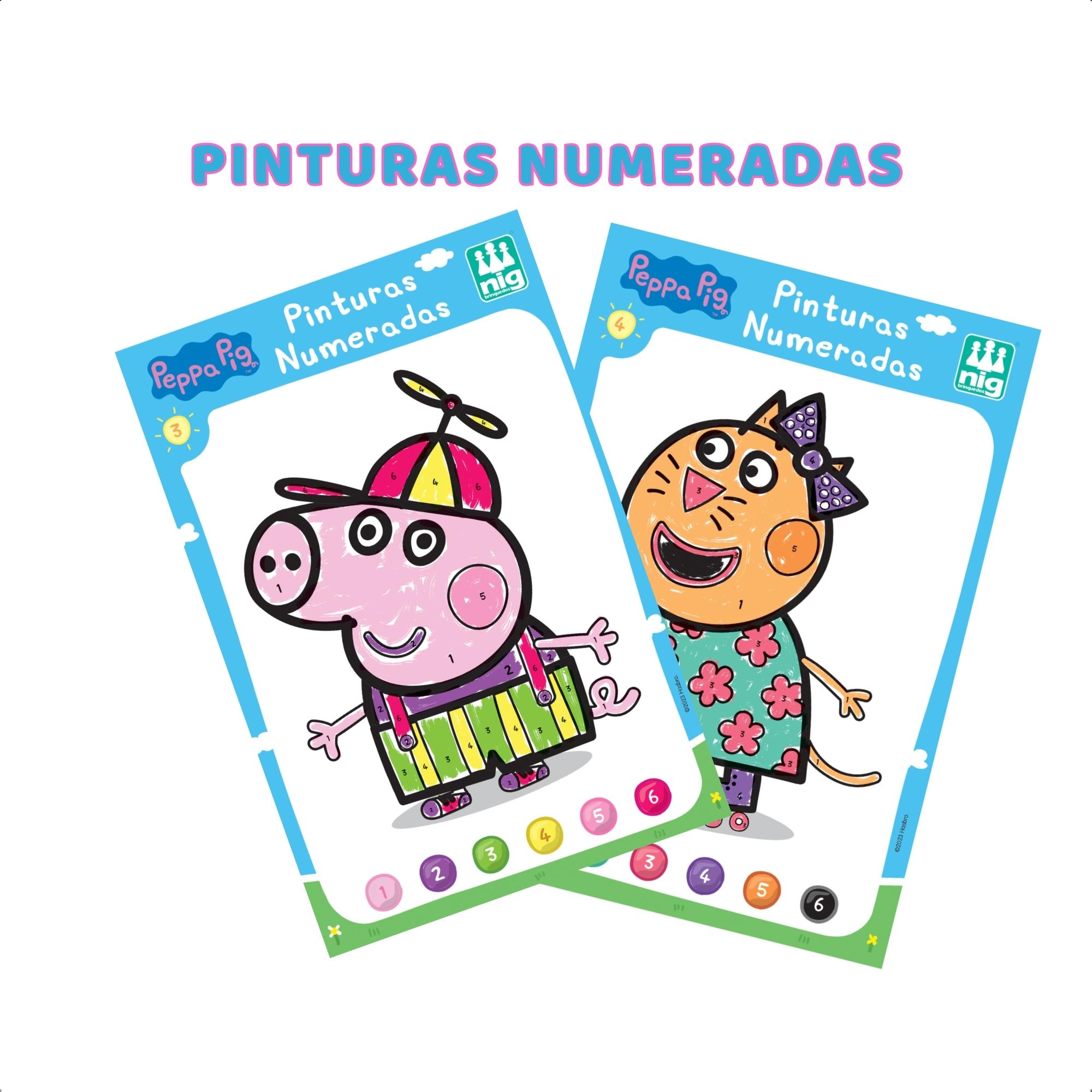 Kit de Atividades Educação Infantil Peppa Pig Jogo Memória Pintura Dominó Nig - 0527