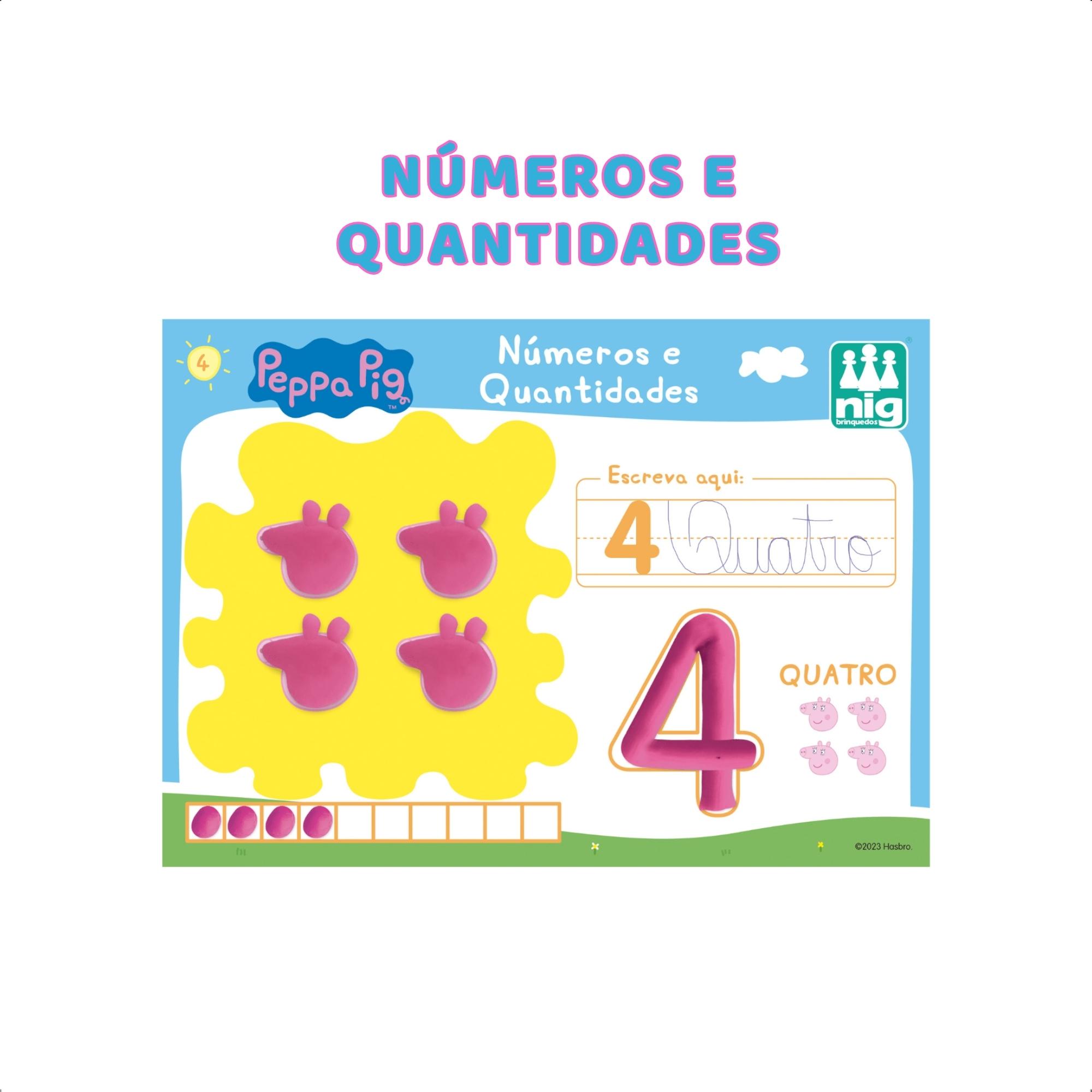 Kit de Atividades Educação Infantil Peppa Pig Jogo Memória Pintura Dominó Nig - 0527