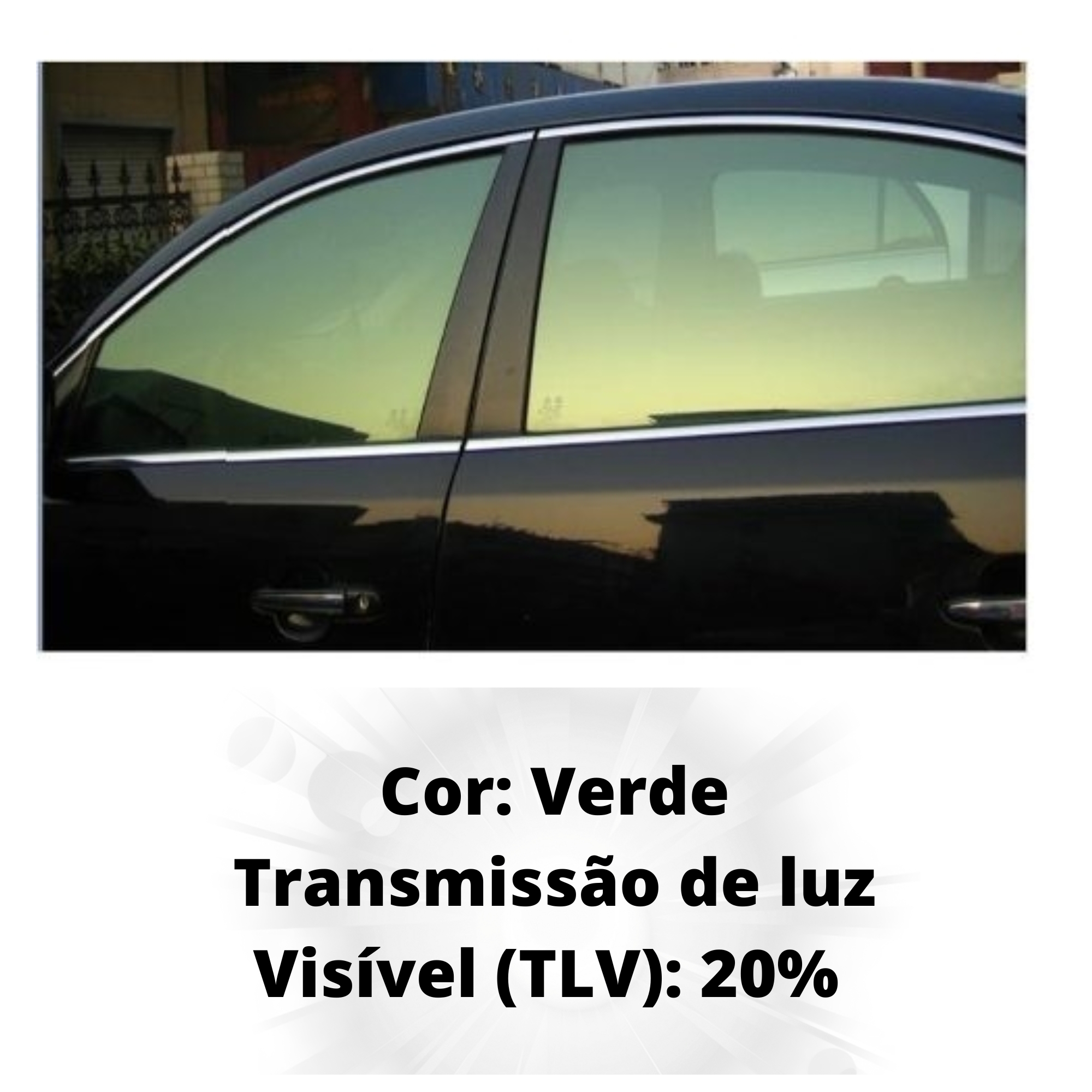 Insulfilm Profissional Semi Refletivo G20 Verde 7,5 metros World Film 26204