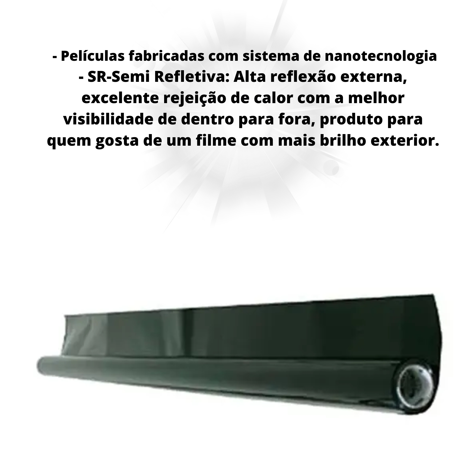 Insulfilm Profissional Semi Refletivo G20 Verde 7,5 metros World Film 26204