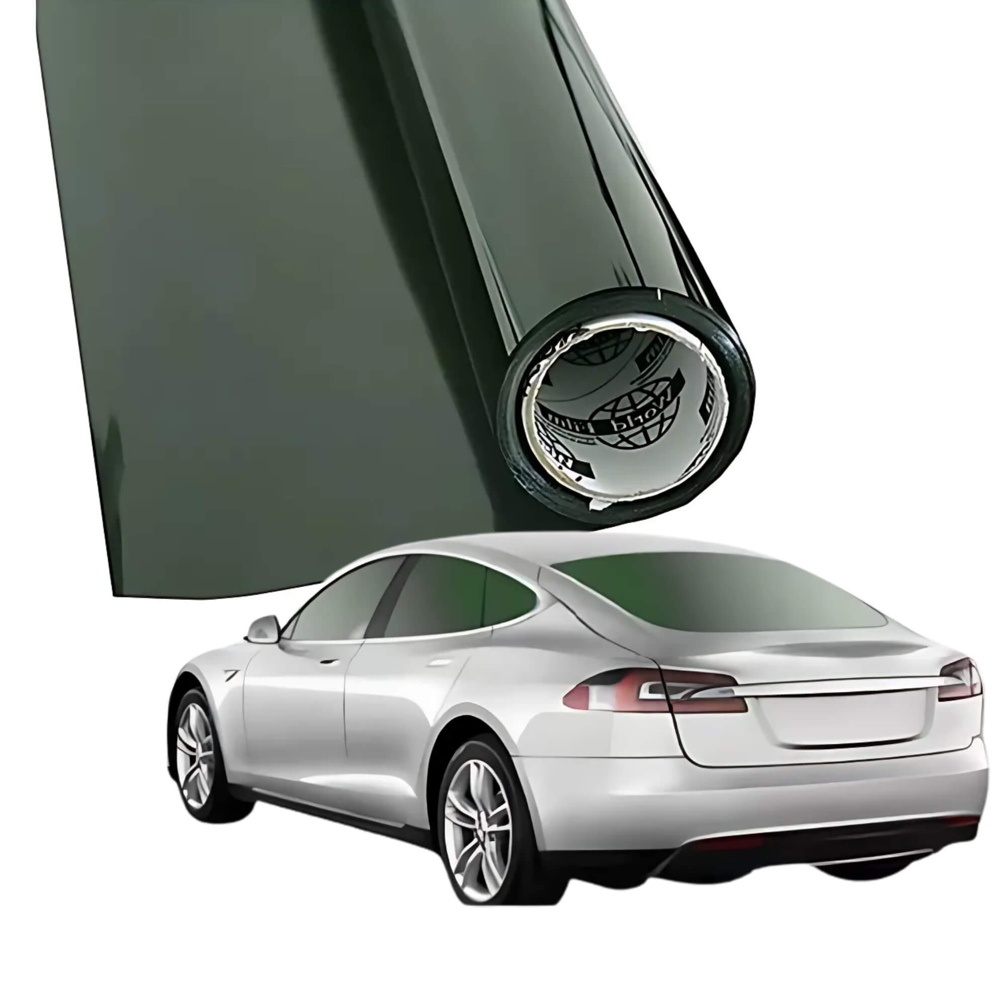 insulfilm Automotivo p/ Carro HP Carbon Charcoal Verde G 35 Bobina de 1/4 World Film - 9435-4