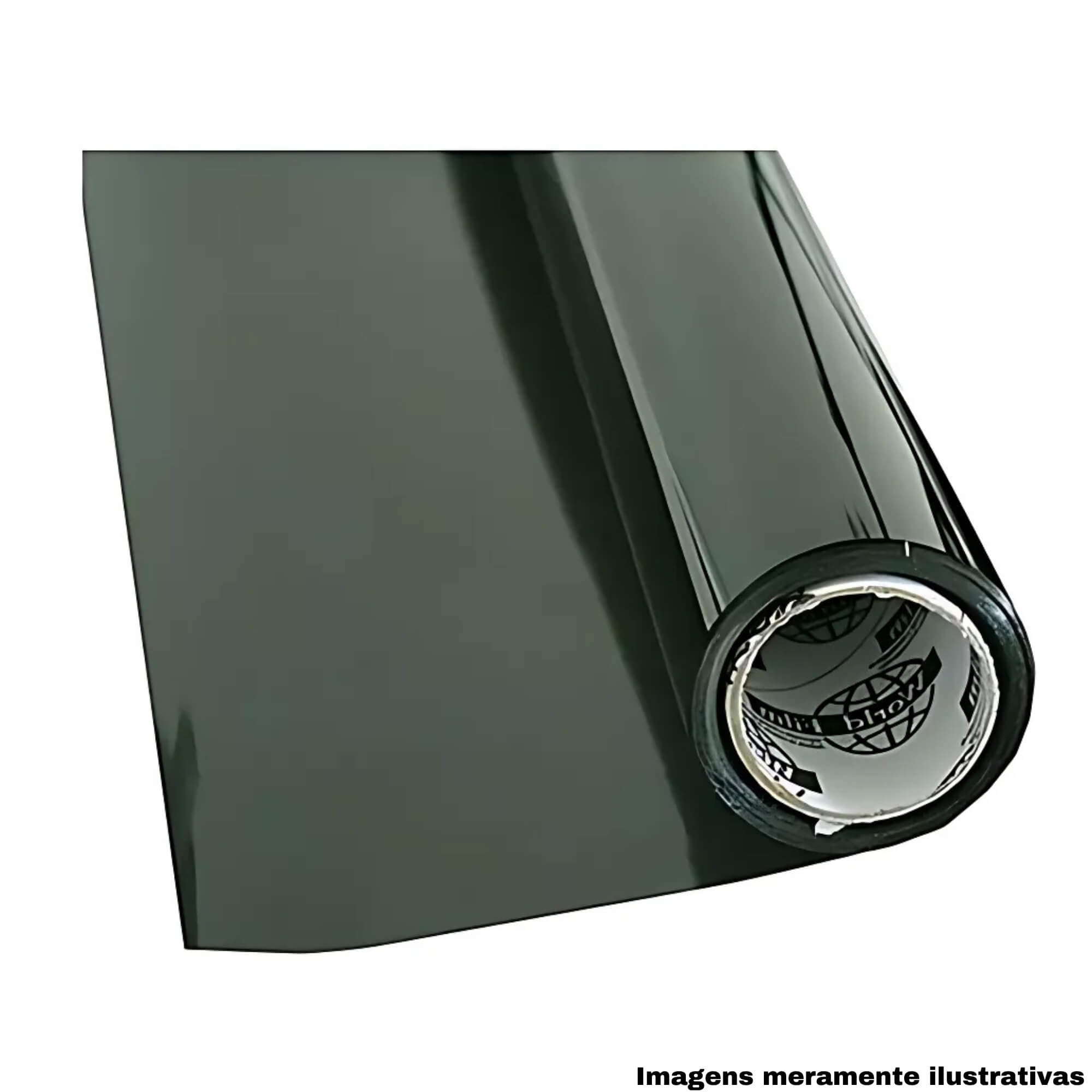 insulfilm Automotivo p/ Carro HP Carbon Charcoal Verde G 35 Bobina de 1/4 World Film - 9435-4