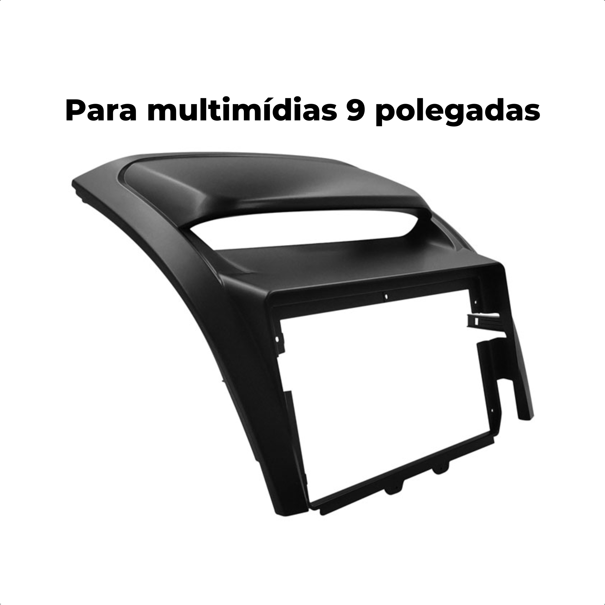 Moldura 9 Polegadas Sorento 2013 e 2014 Cor Preto padrão Chinês Expex - EPX9KI009