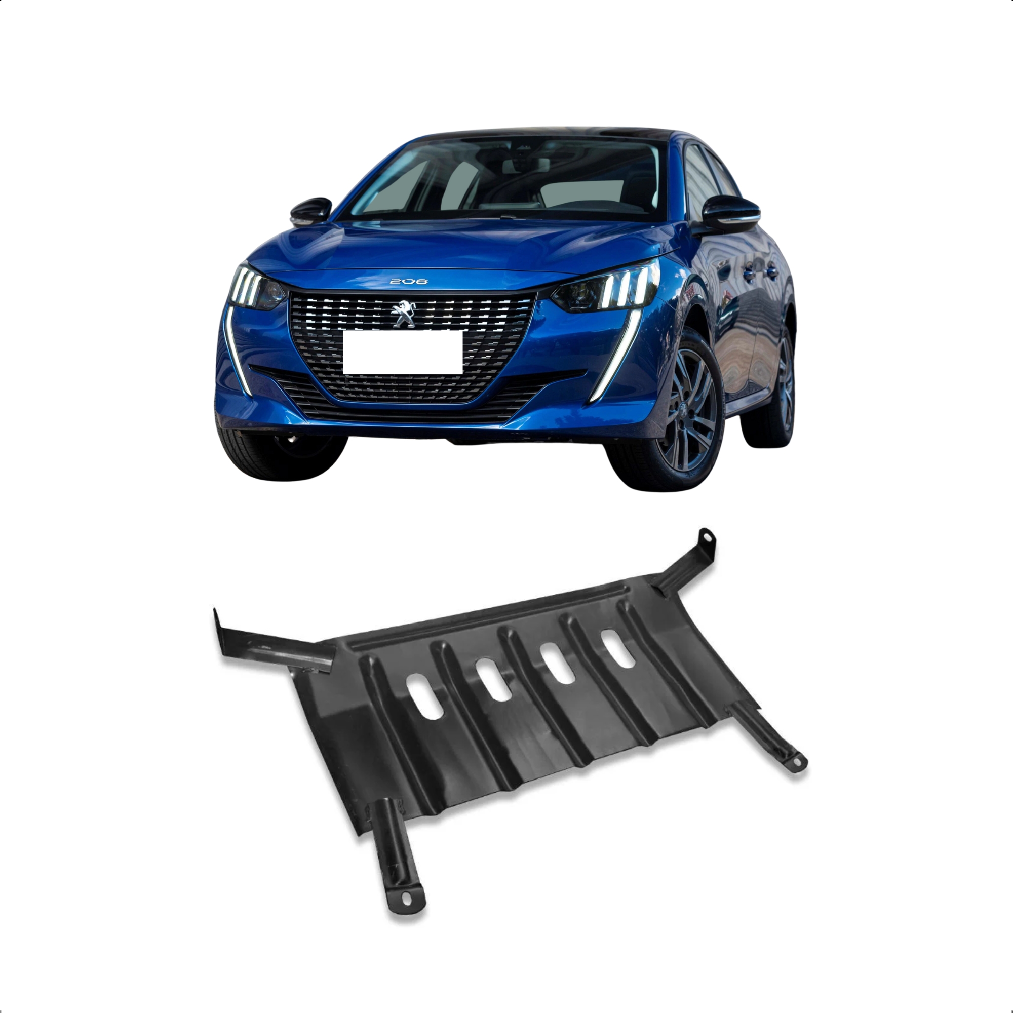 Protetor de Carter Peugeot 208 (ACTIVE / ALLURE / GRIFFE) Motores 1.2/1.6 2020/2023 Atos AT-5511S