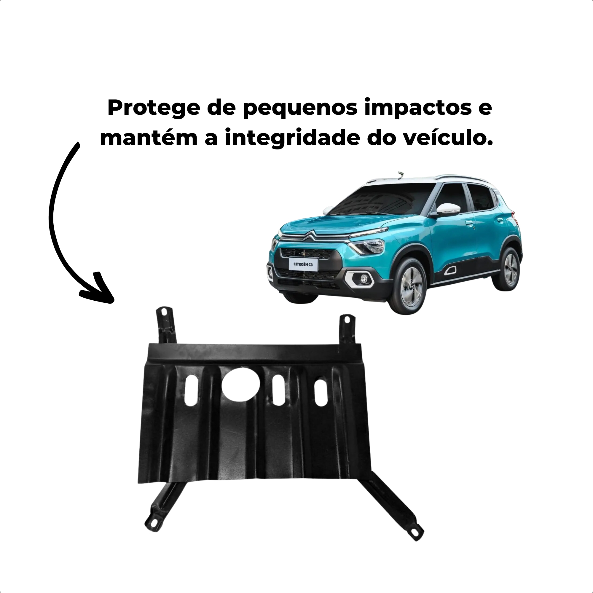 Protetor Carter Citroen C3 Live Pack Fell 1.6 2022/2023 Peito de Aço -  Atos AT-5515S