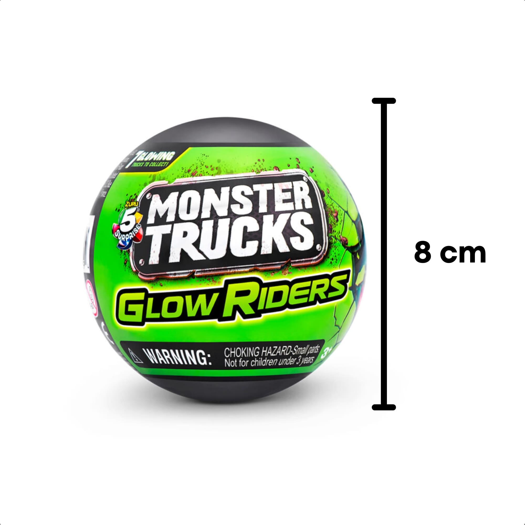 Brinquedo 5 Surprise Monster Truck 7 Monster Truck Para Colecionar 24 Peças - Xalingo 54209