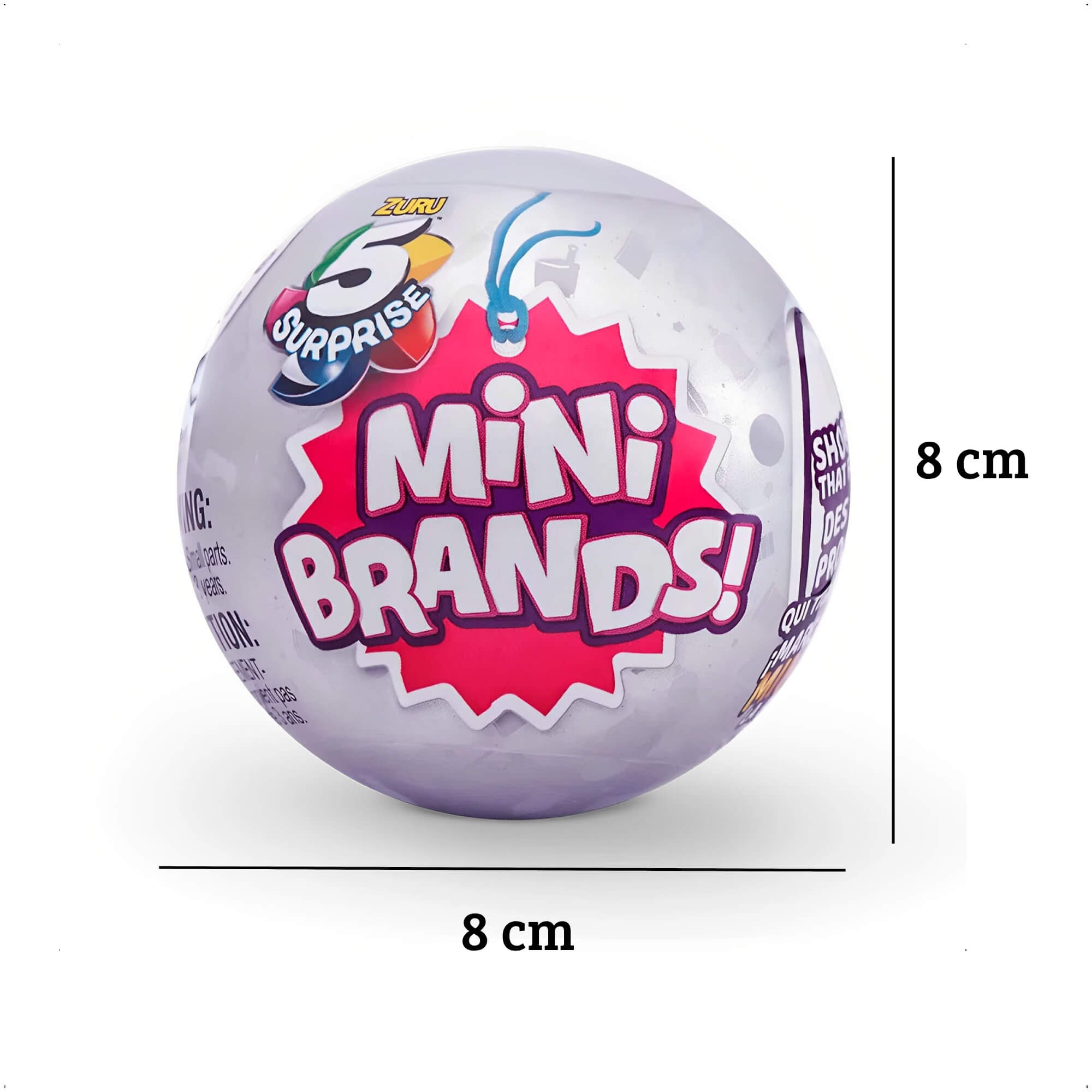 Brinquedo 5 Surprise Foodie Mini Brands Surpresa com 5 Comidas de Fast-food Colecionável (Sortido) - Xalingo 54210
