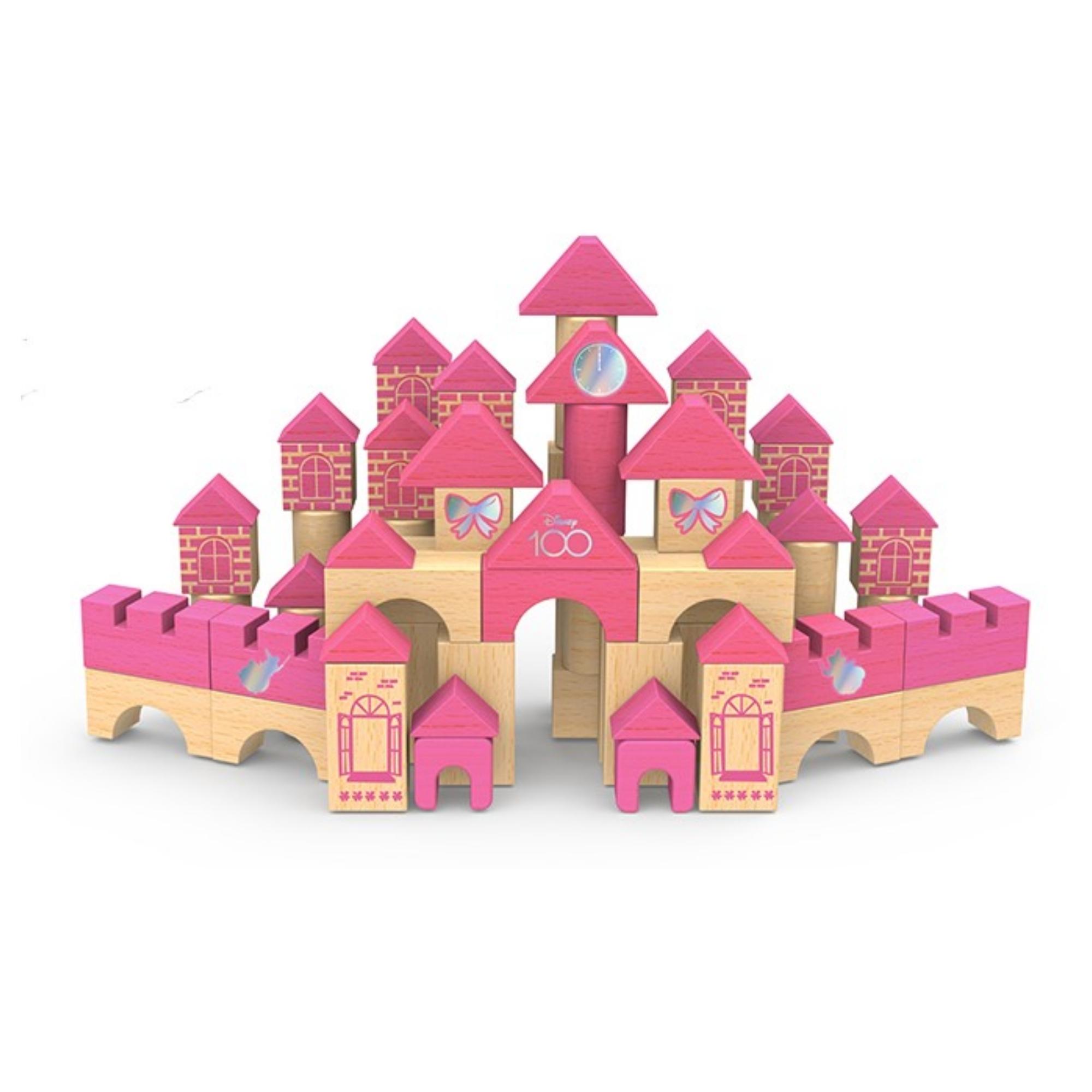 Brincando de Engenheiro Castelo das Princesas Especial Disney 100 Anos 80 Peças - Xalingo 54632