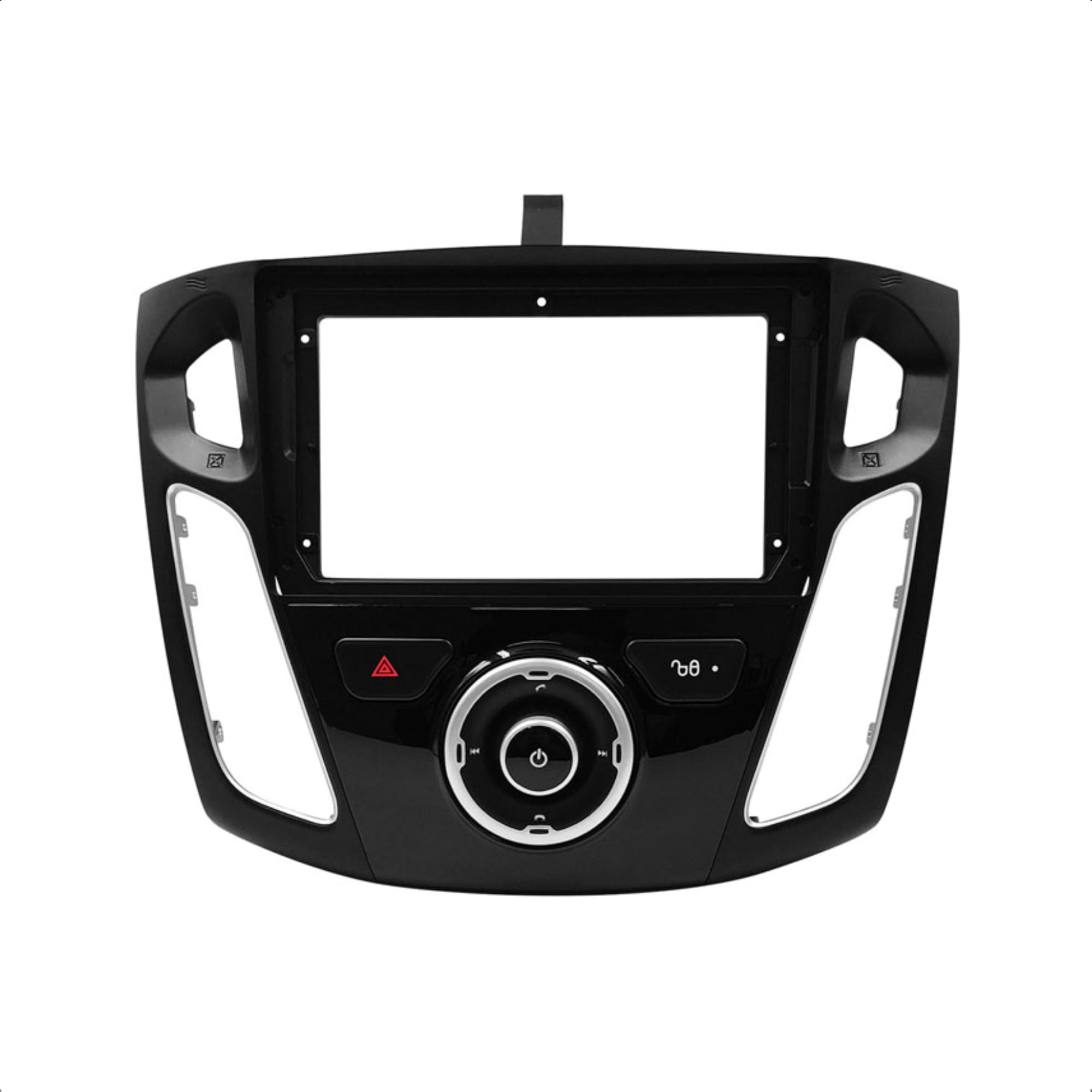 Moldura 9 Polegadas Focus 2012 2013 2014 2015 2016 2017 Preto Padrão Chinês Expex - EPX9FD002
