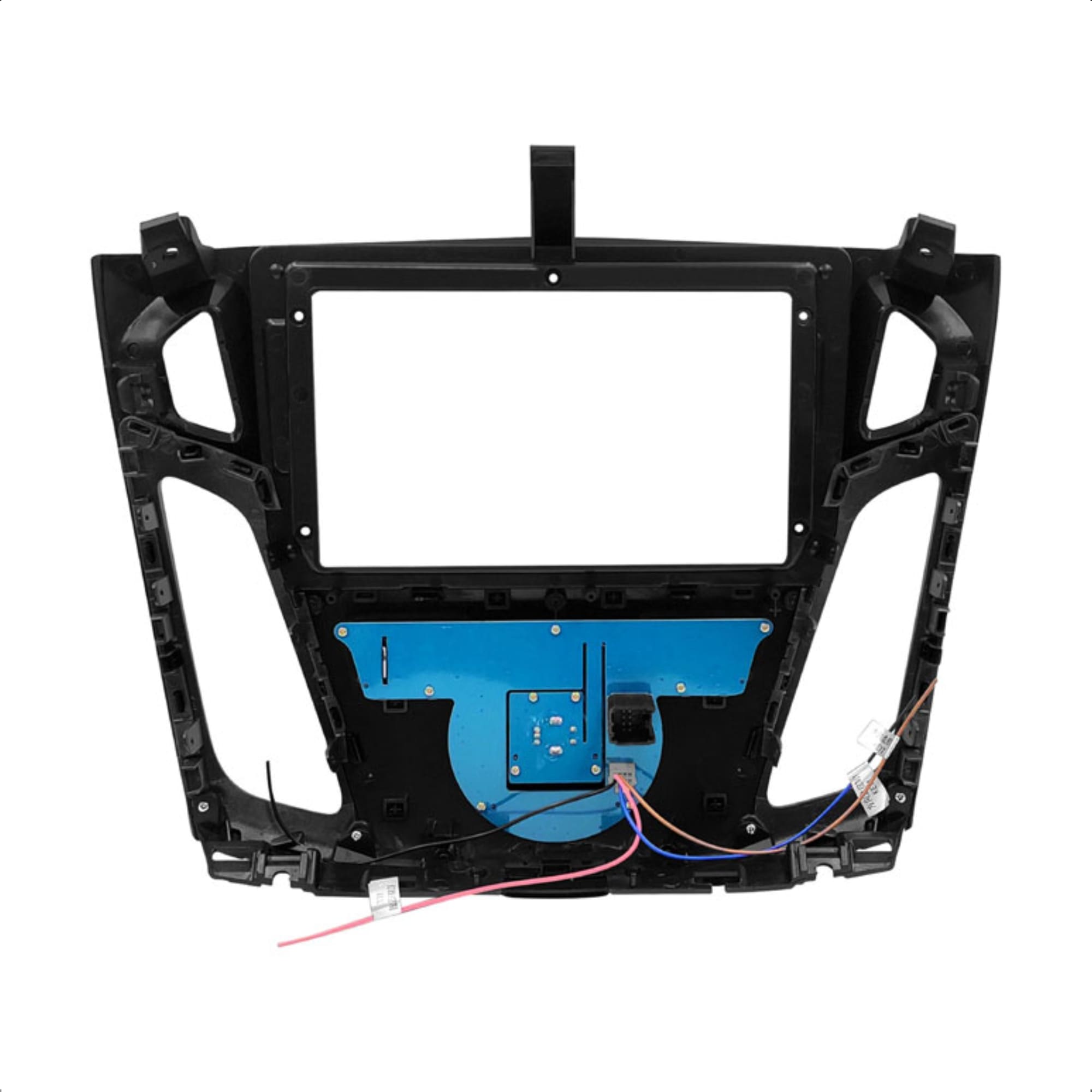 Moldura 9 Polegadas Focus 2012 2013 2014 2015 2016 2017 Preto Padrão Chinês Expex - EPX9FD002
