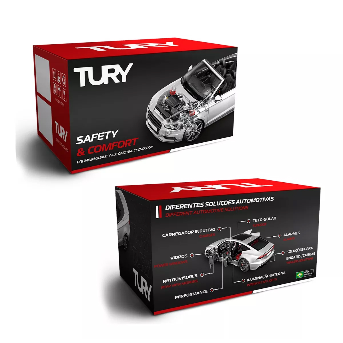 Módulo de Retrovisor Elétrico com Tilt Down HB20 2023 em diante Tury - PARK1.25.4EC
