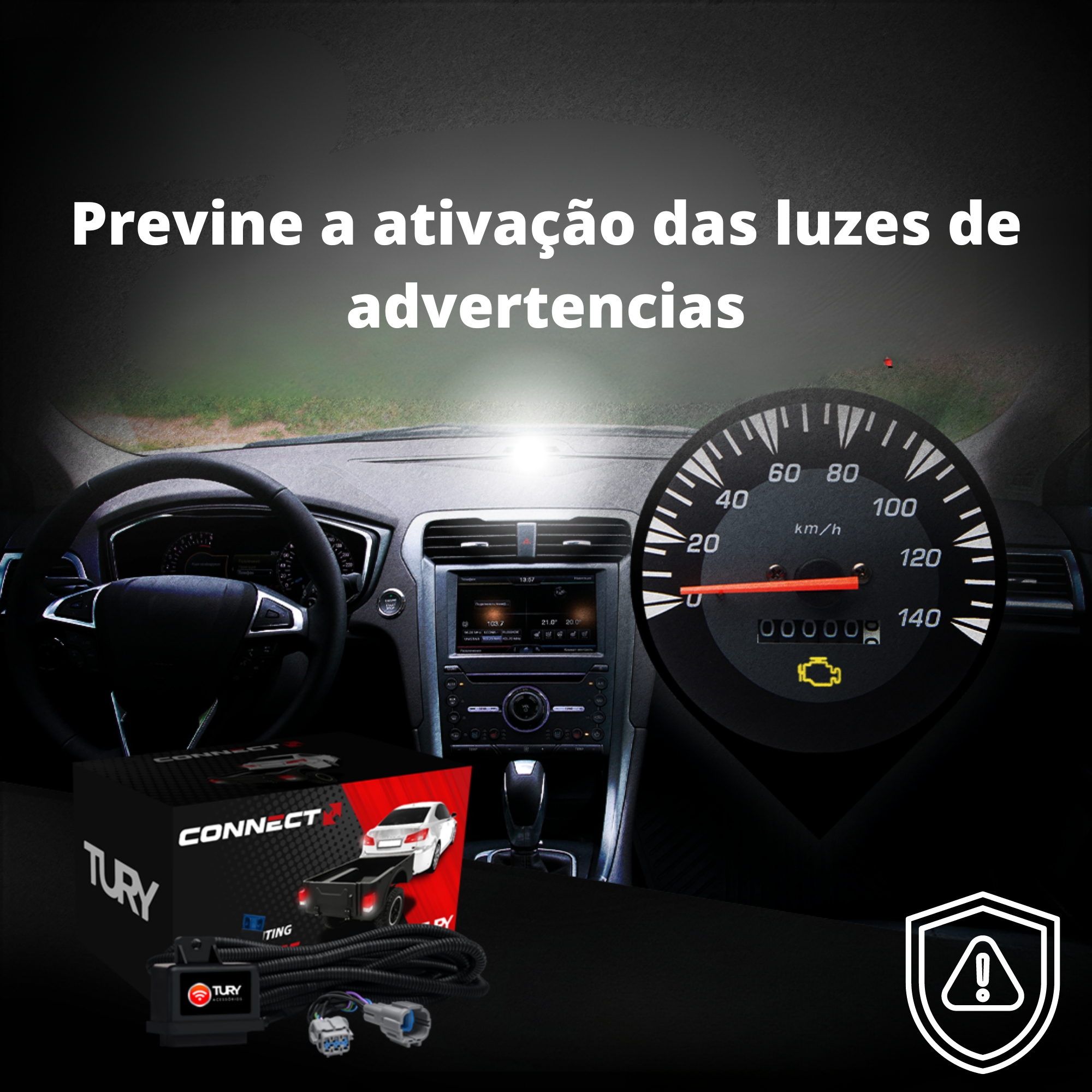 Módulo de Proteção Elétrica para engates Maverick a Partir de 2022 Tury - CONNECT 2.3 CY
