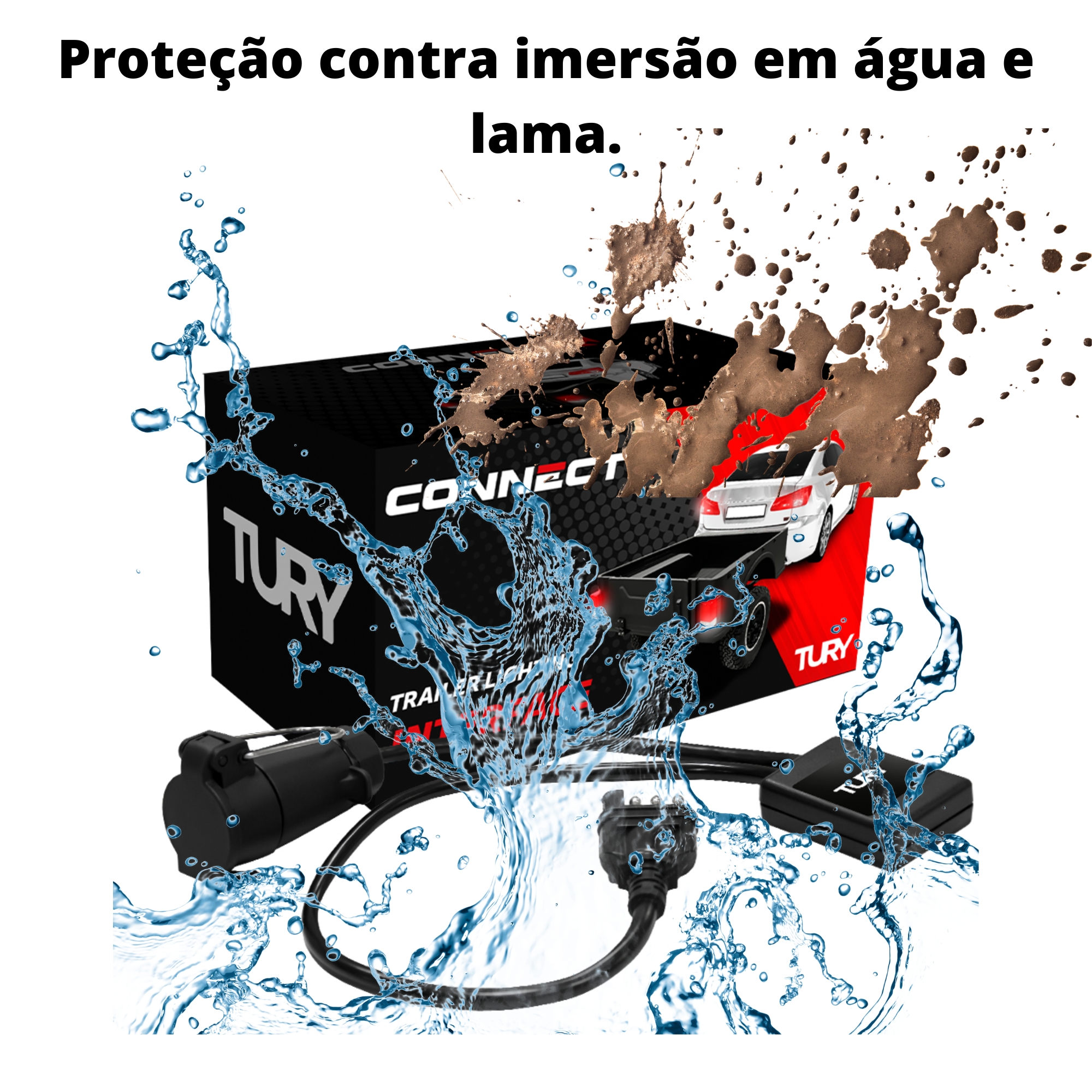 Módulo de Proteção Elétrica para engates Maverick a Partir de 2022 Tury - CONNECT 2.3 CY