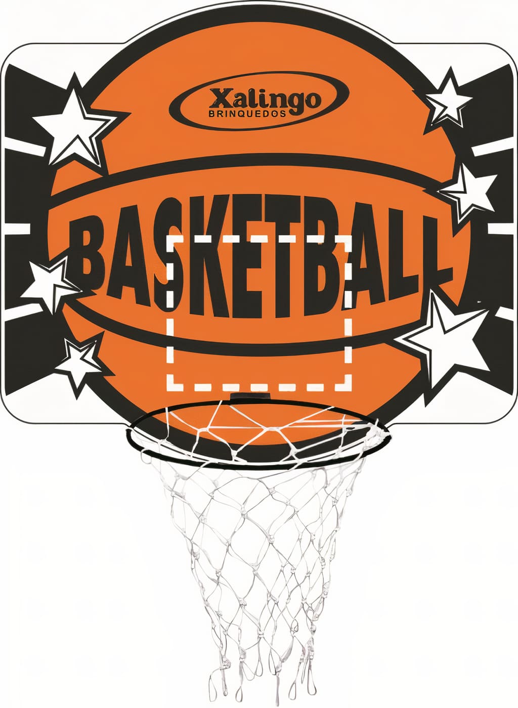 COMP Tabela de Basquete Jogo para Criança em MDF Ótima Fixação +3 Anos Prática Material Resistente Xalingo 6703.2