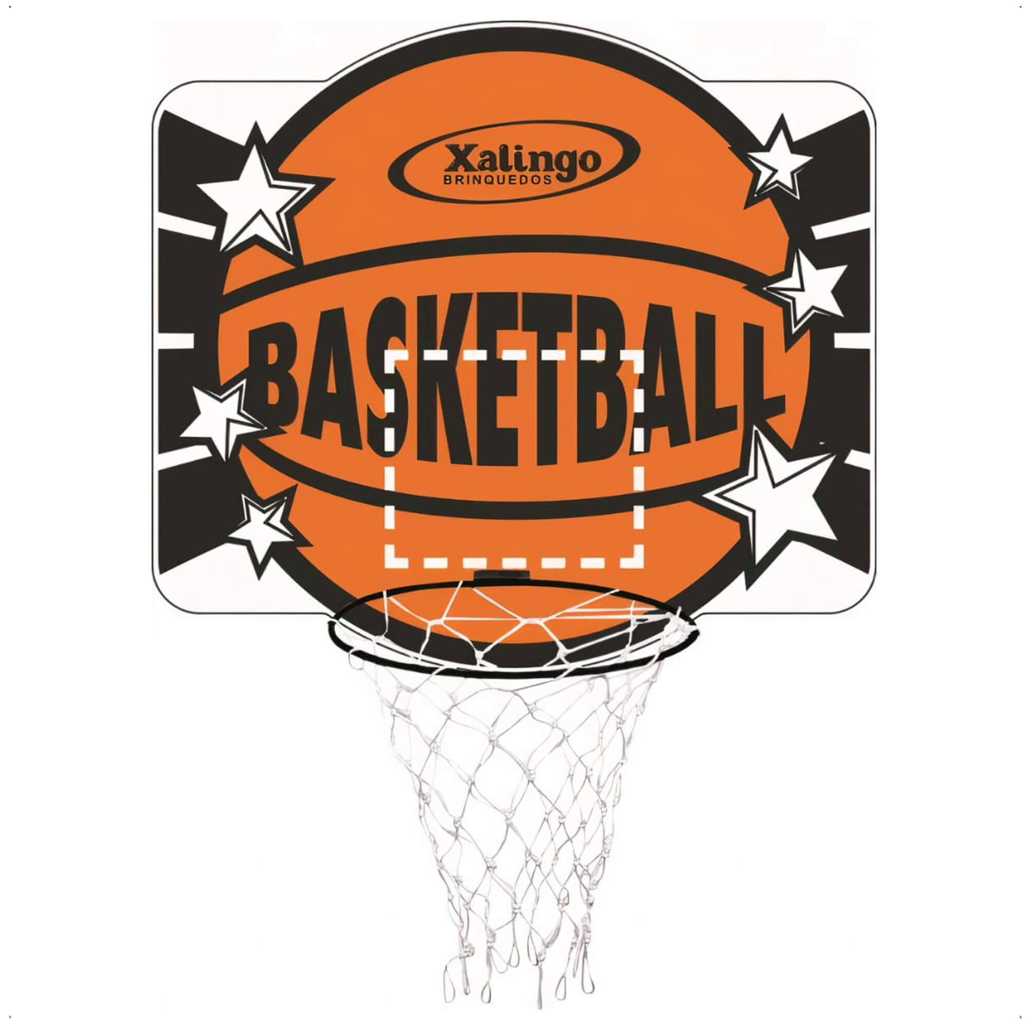 COMP Tabela de Basquete Jogo para Criança em MDF Ótima Fixação +3 Anos Prática Material Resistente Xalingo 6703.2