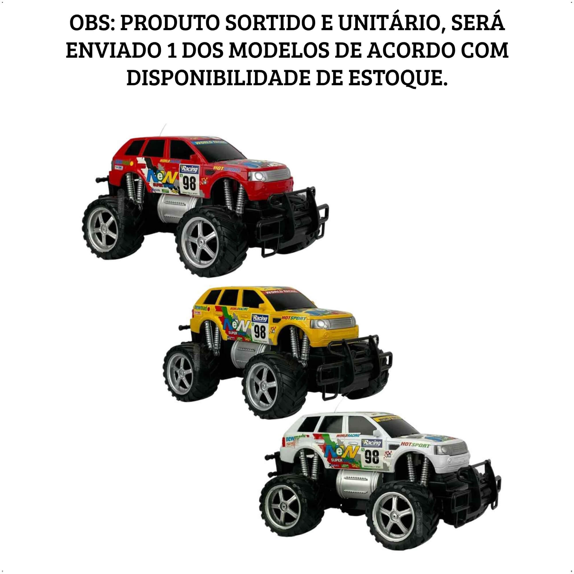 Brinquedo Carro Remoto Four Wheeler Rally Brando Sortido CKS - 13836A-C