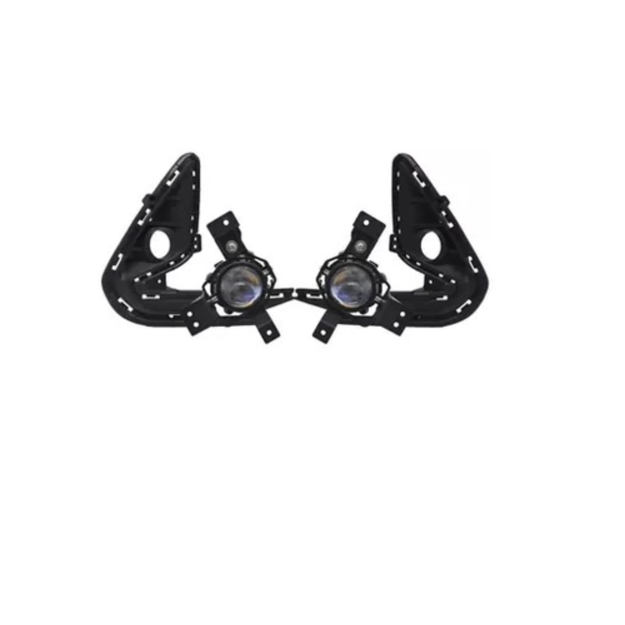 Kit Farol de Milha HB20 2020 Moldura Preta Botão Modelo Original Suits - STS040HY