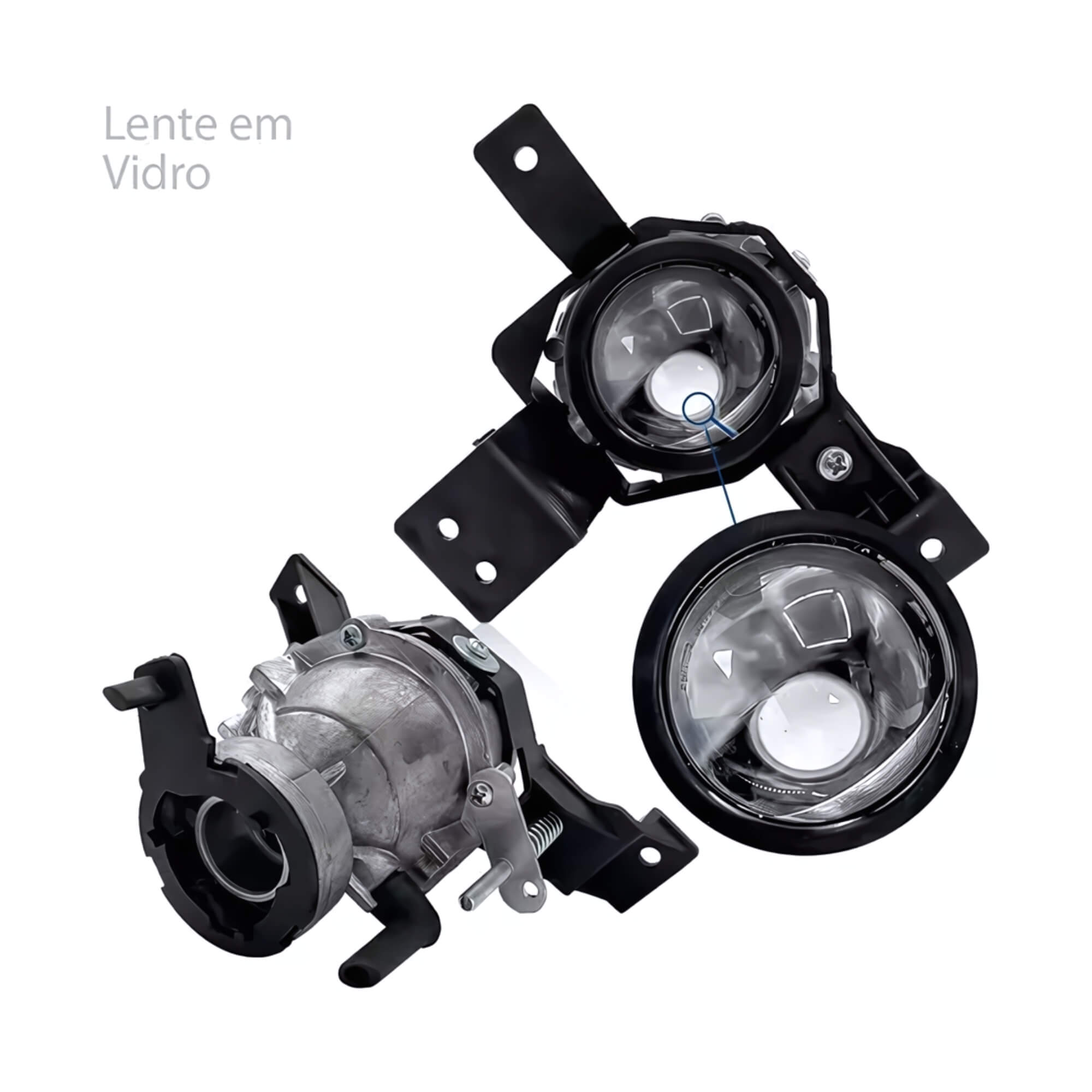 Kit Farol de Milha HB20 2020 a 2022 Botão Touch Ultra Led Suits - STS276HY
