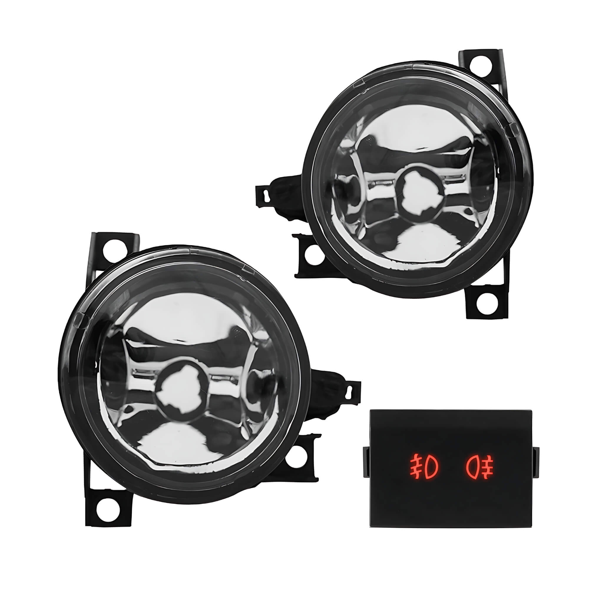 Kit Farol de Milha Fox 03/09 Botão Modelo Original Suits - STS015VW