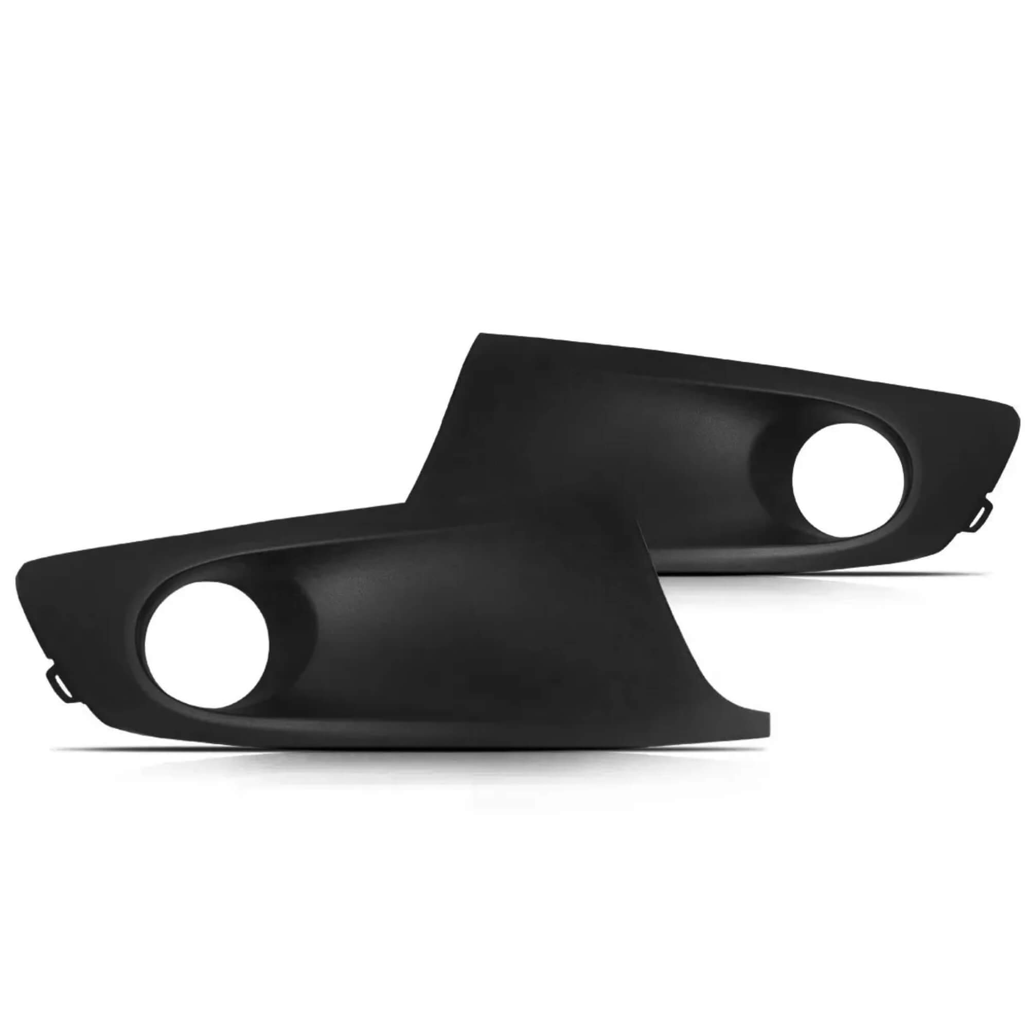 Kit Farol de Milha Fox 10/13 Moldura Preta Botão Modelo Original Suits - STS008VW