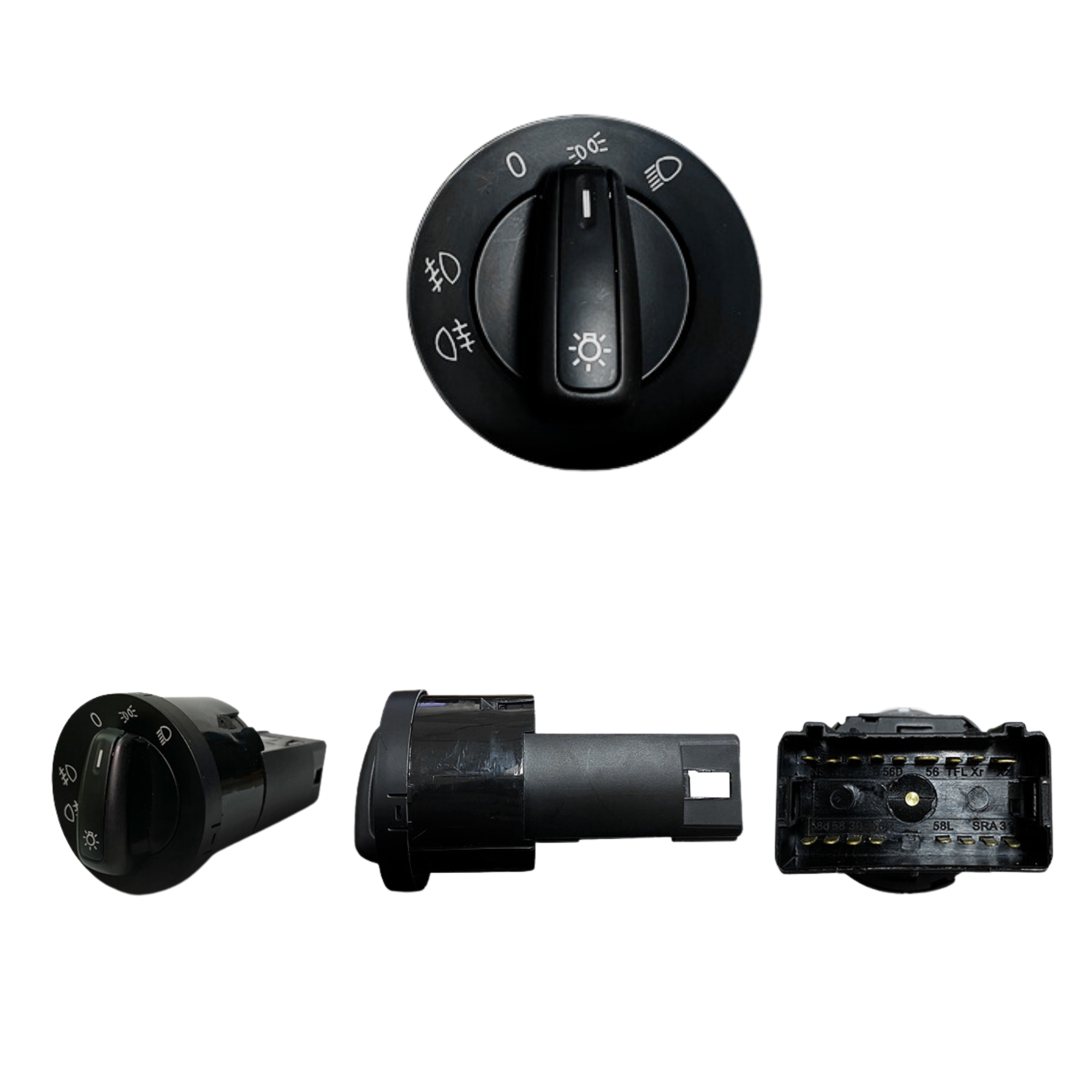 Kit Farol De Milha Gol G4 Suits 2006-2014 Botão Redondo Modelo Original - STS005VW